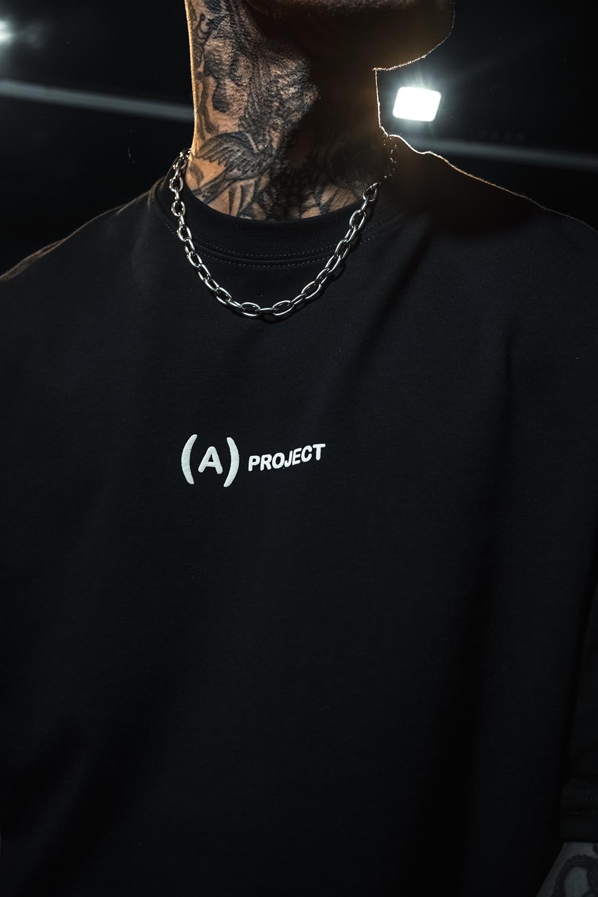 312 A Project Printed Oversize Black T-Shirt