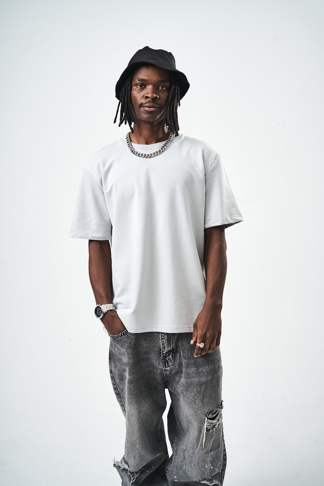 White Regular Fit Basic T-Shirt