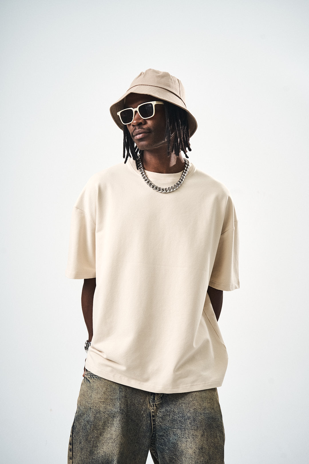 Oversize Powder Fit Basic T-Shirt
