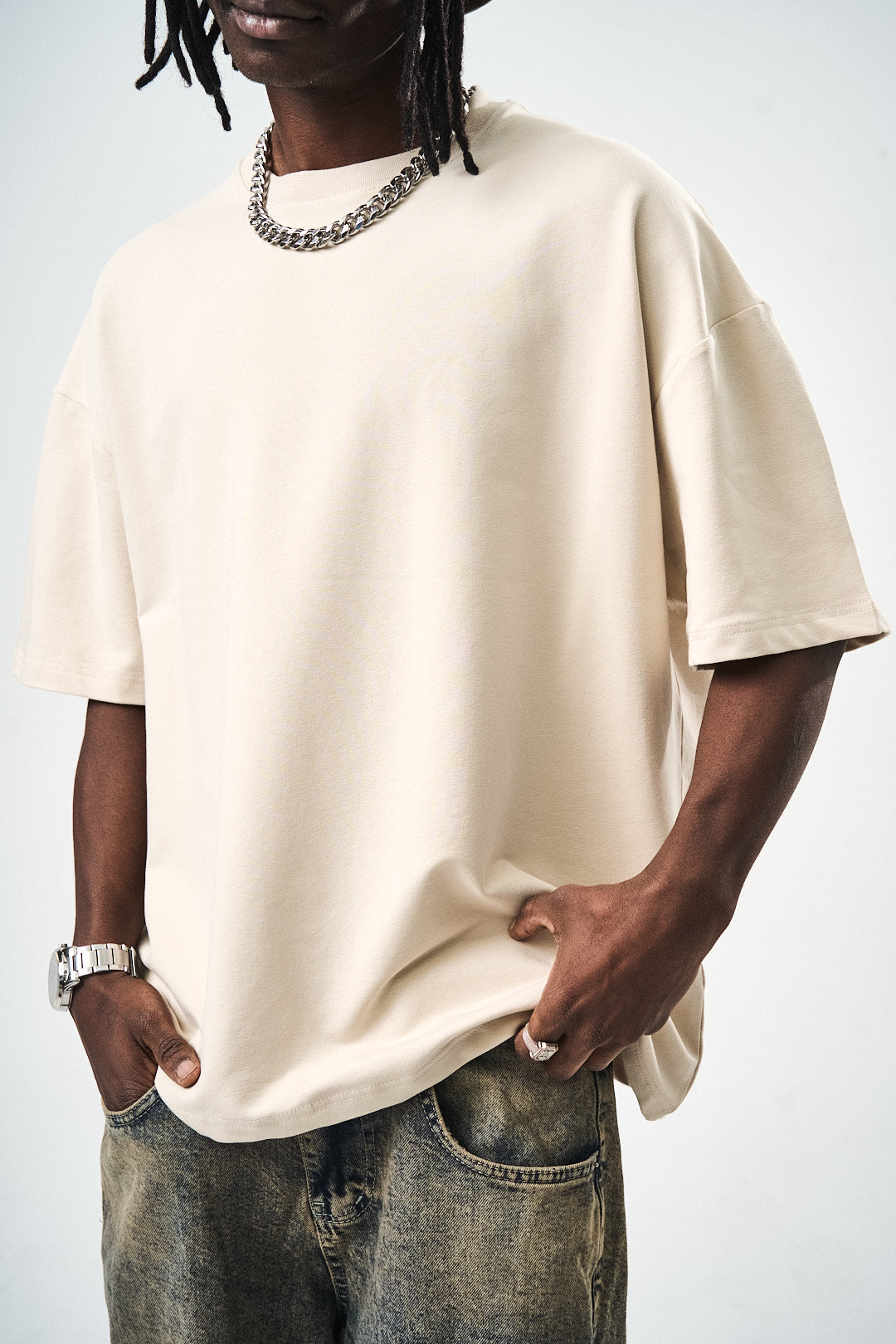 Oversize Powder Fit Basic T-Shirt