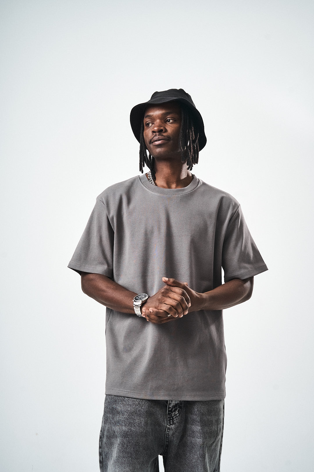Smoked Regular Fit Basic T-Shirt