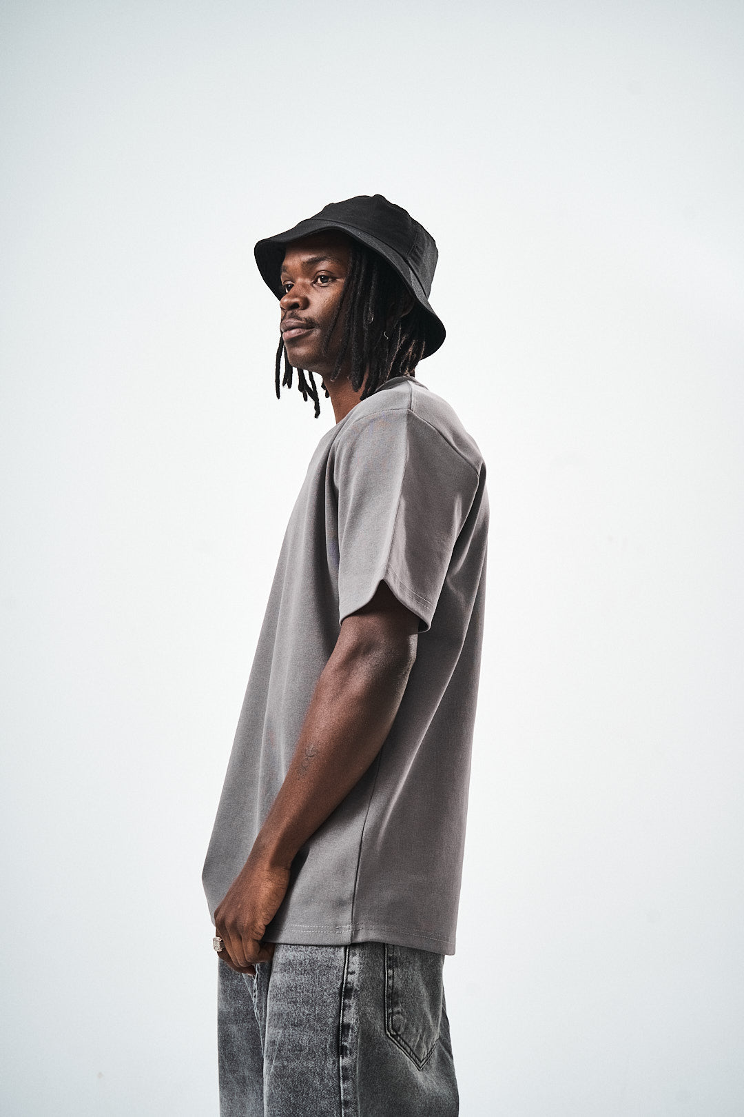 Smoked Regular Fit Basic T-Shirt