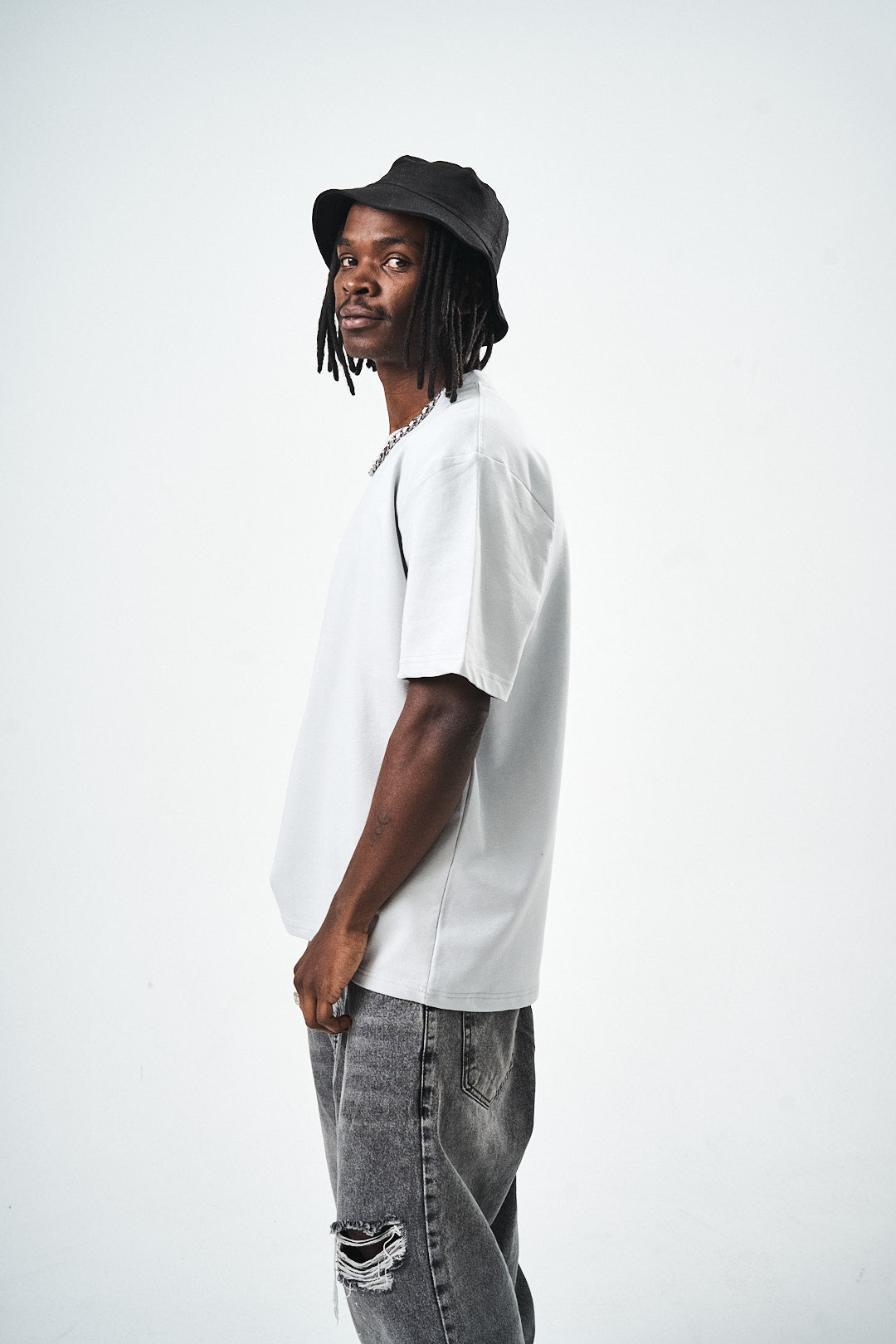 White Regular Fit Basic T-Shirt