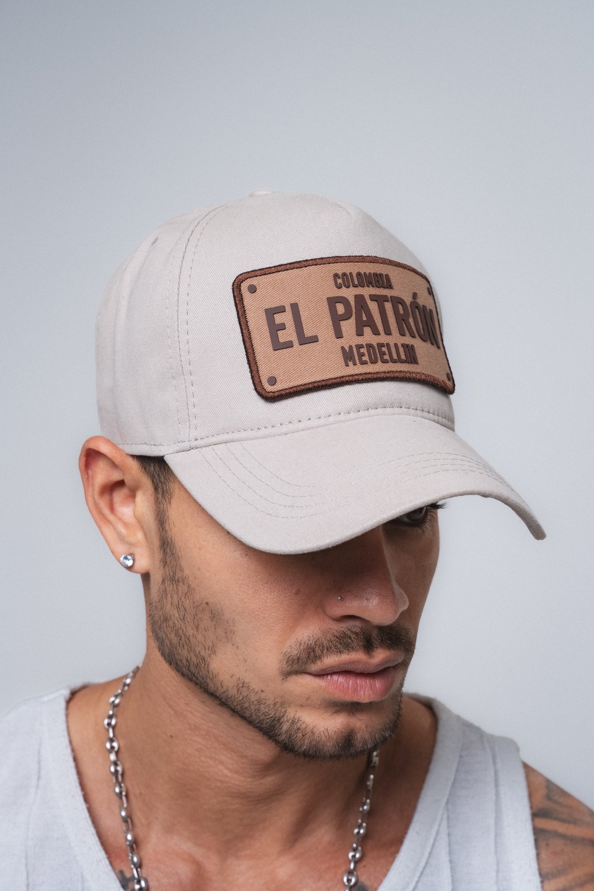 El Patron 2 Bej Filesiz Şapka ürün görseli 2