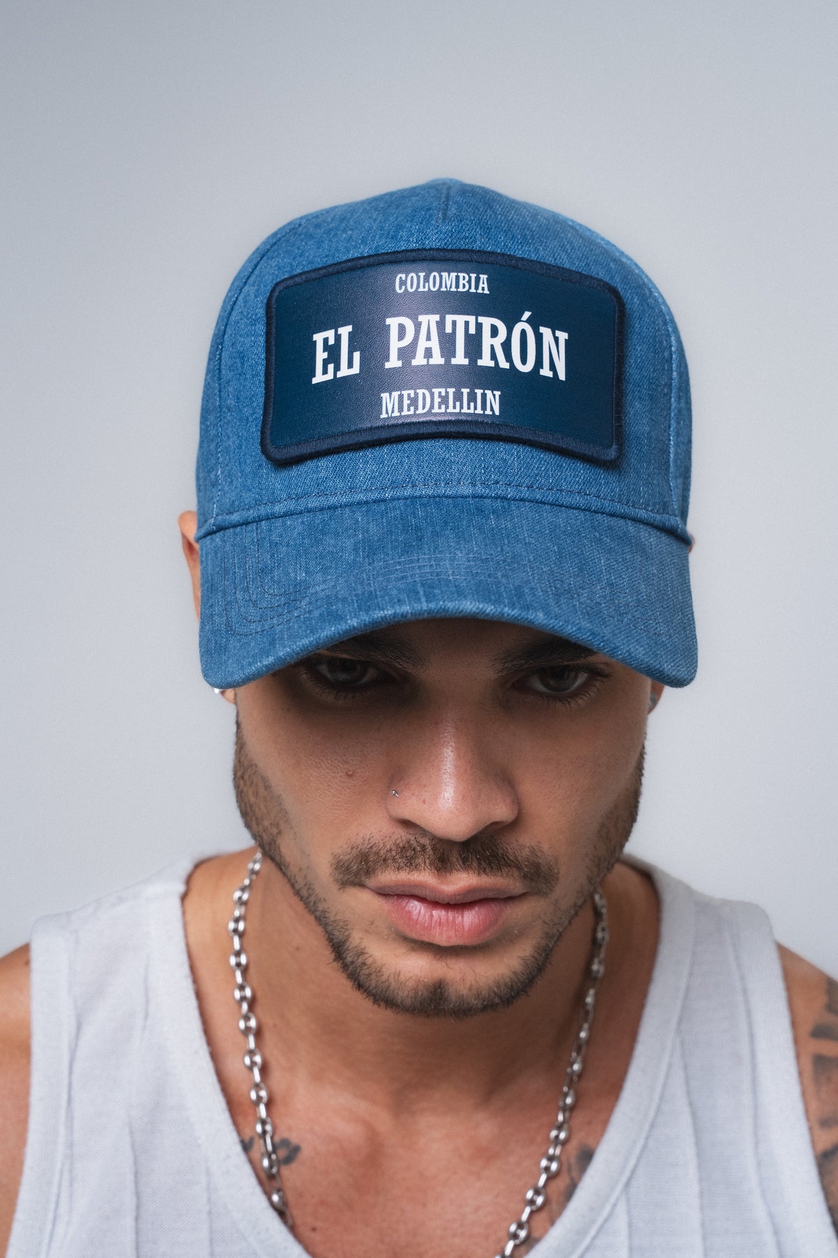 El Patron Medellin Mavi Filesiz Şapka ürün görseli 1