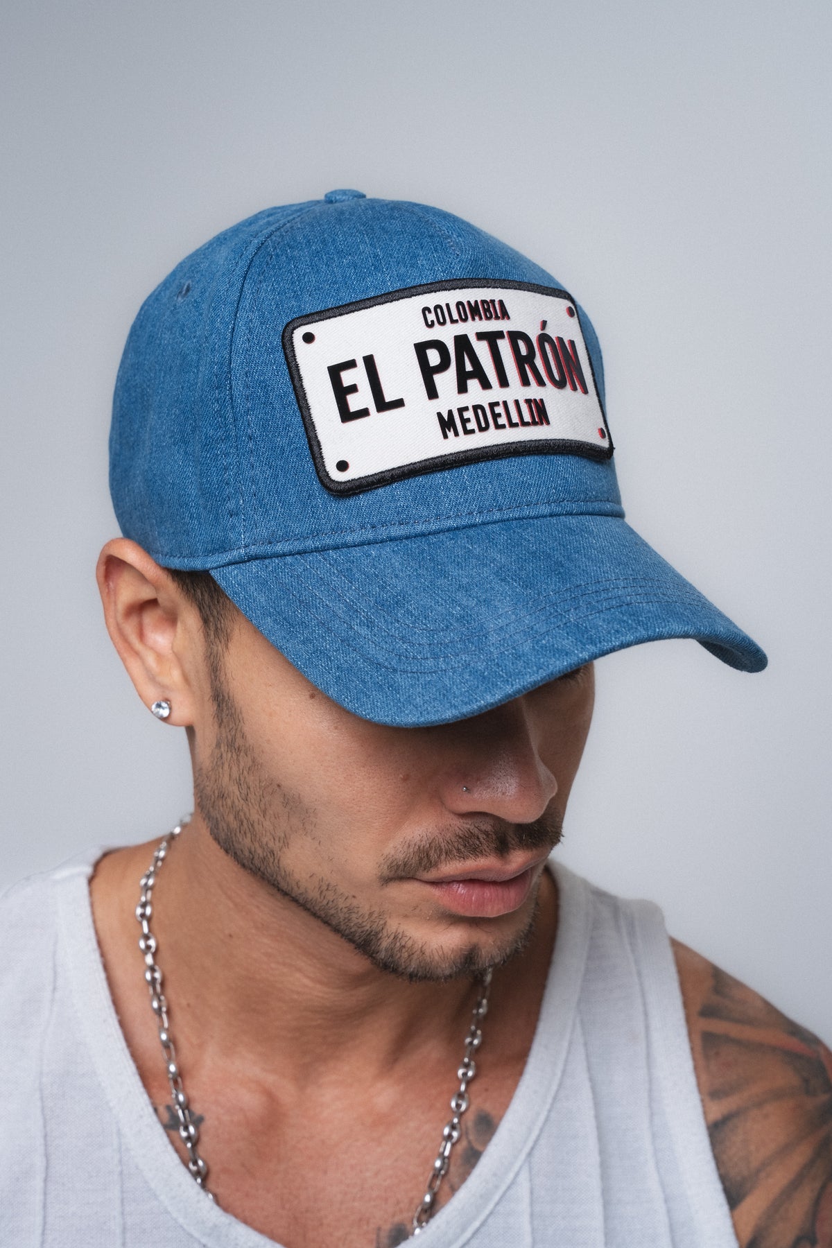 El Patron Medellin Mavi Filesiz Şapka ürün görseli 4