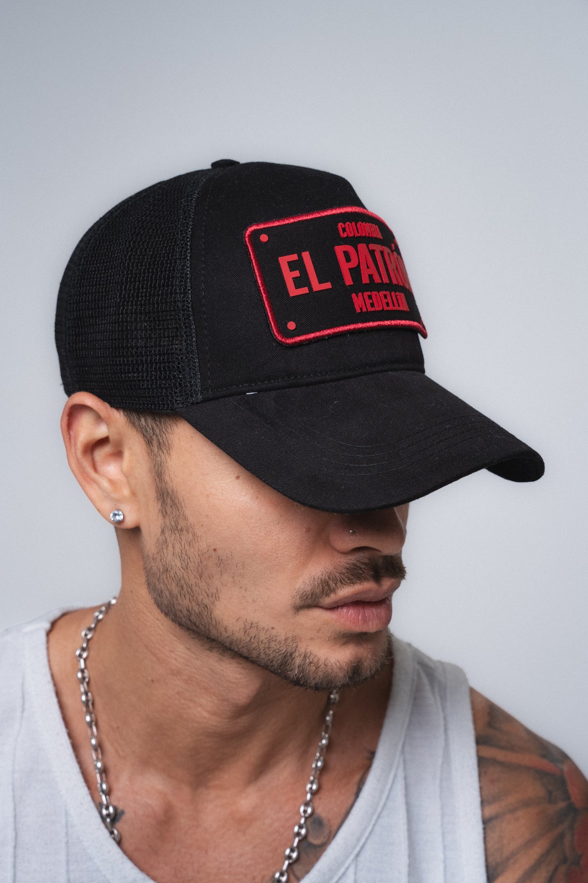 El Patron Medellin Siyah Fileli Şapka ürün görseli 2