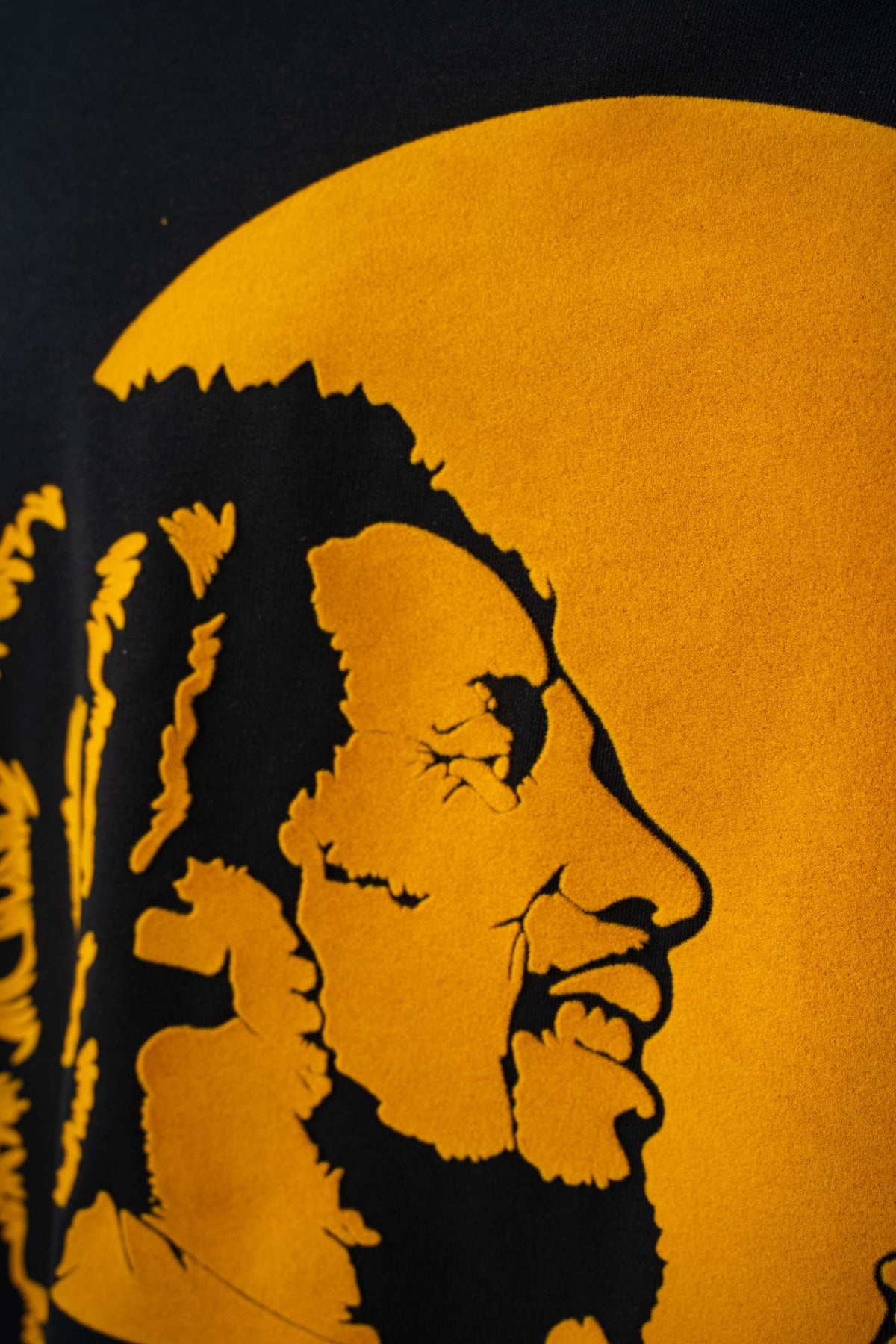 Bob Marley Baskılı Siyah Oversize T-Shirt