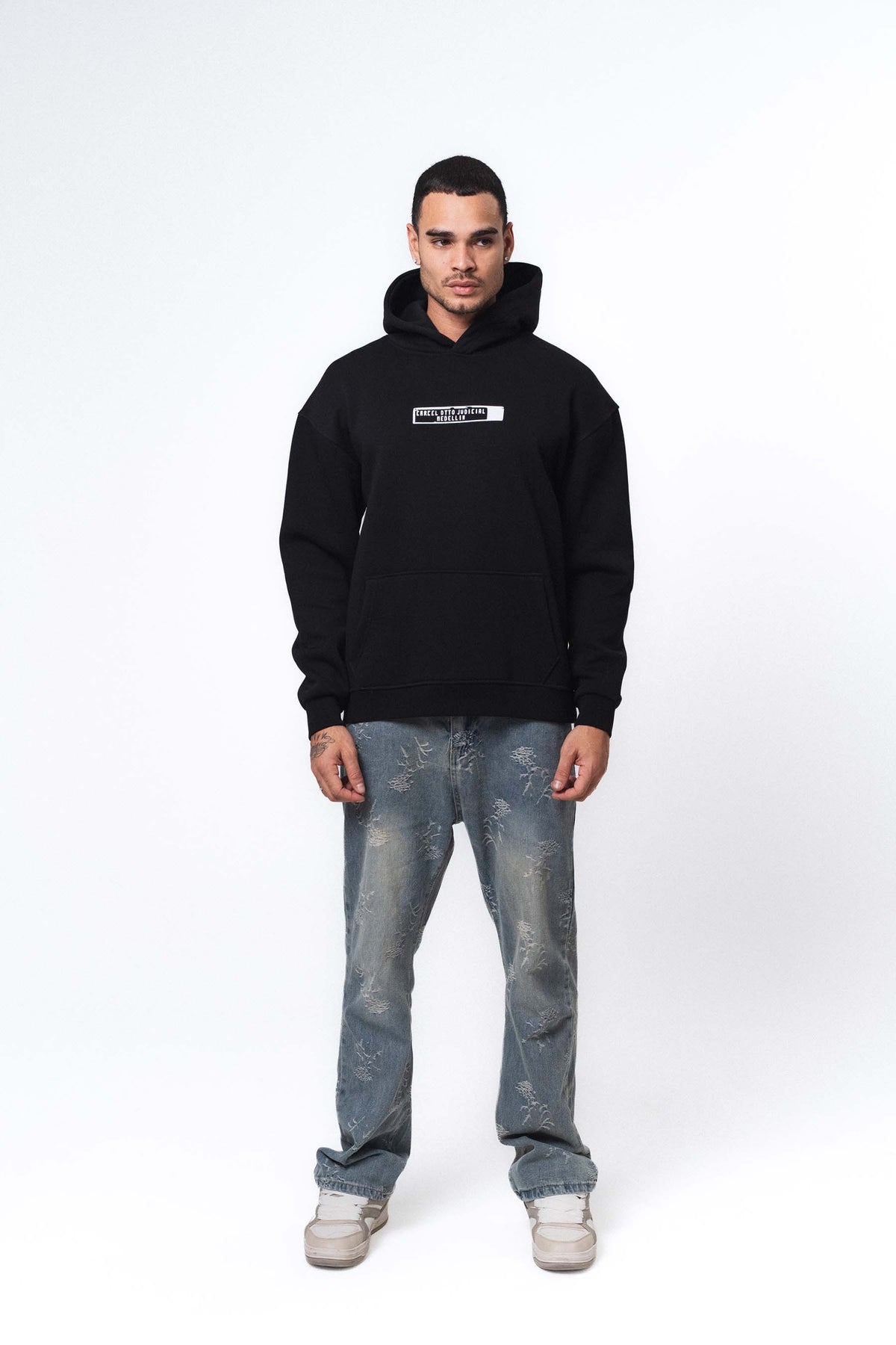 Pablo Escobar - Medellin Siyah Oversize Hoodie