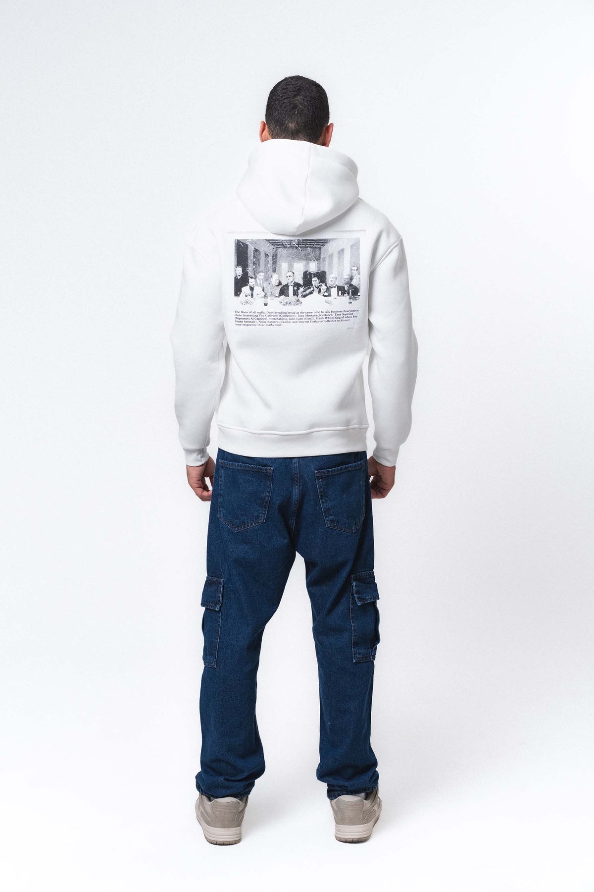 The Dons Of All Mafia Beyaz Oversize Hoodie