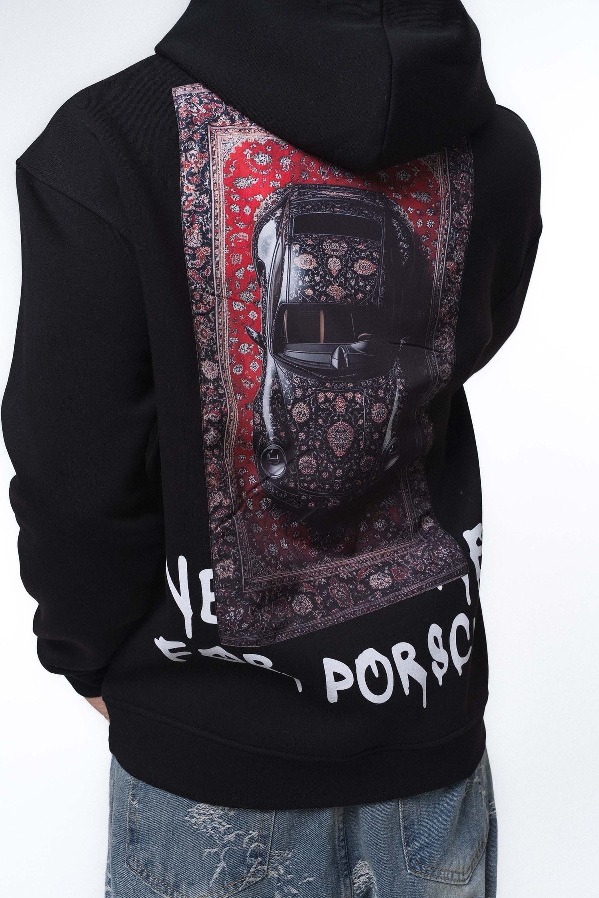Need Money For Porsche 2 Siyah Oversize Hoodie