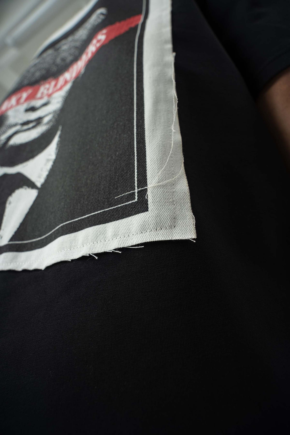 Peaky Blinders Baskılı Siyah Oversize T-Shirt