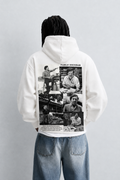 Pablo Escobar Beyaz Oversize Hoodie