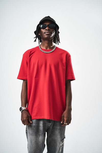 Red Regular Fit Basic T-Shirt