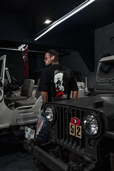 Joker All Have Baskılı Oversize Siyah T-Shirt