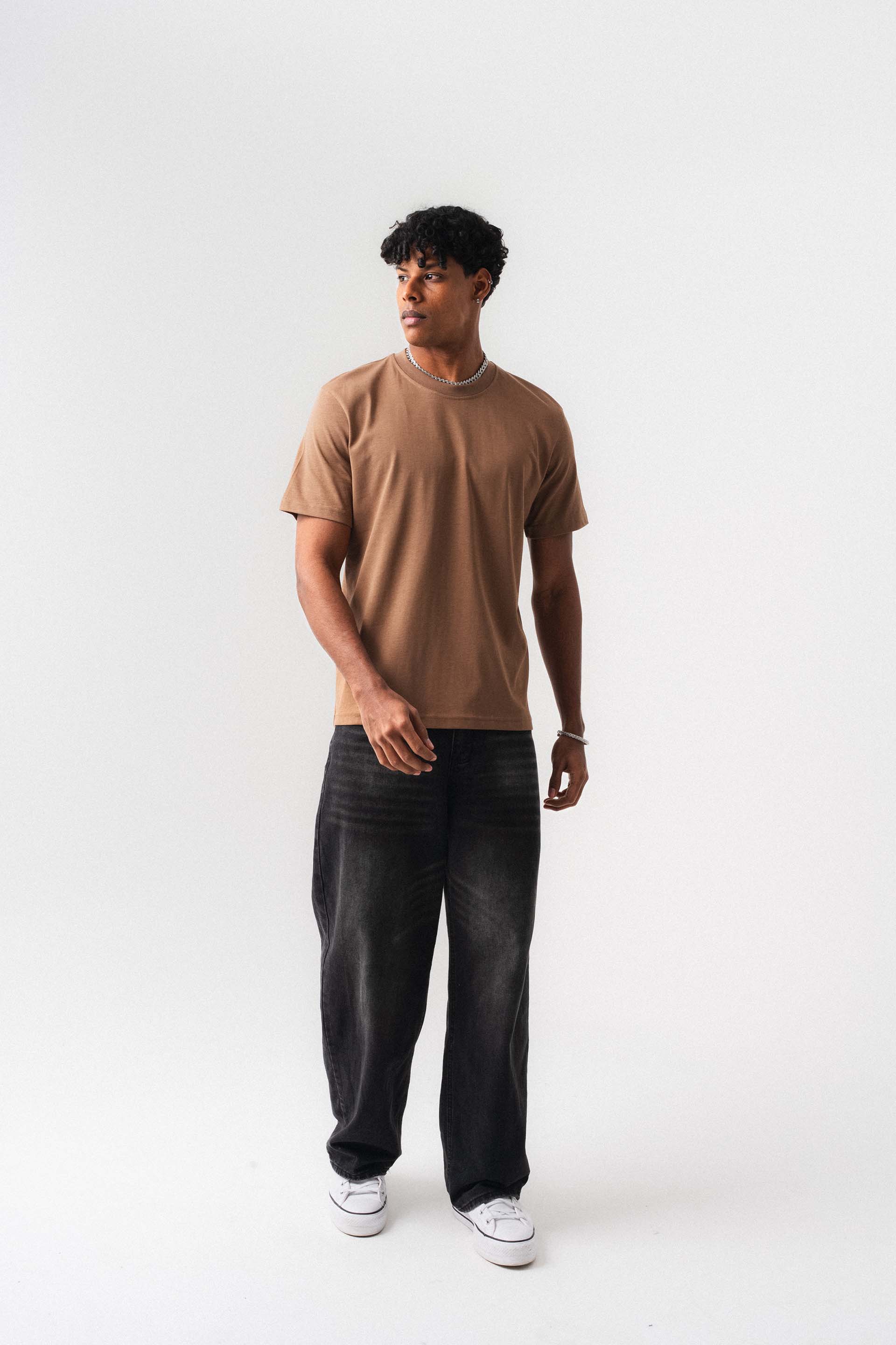 Oversize Basic Taba T-Shirt