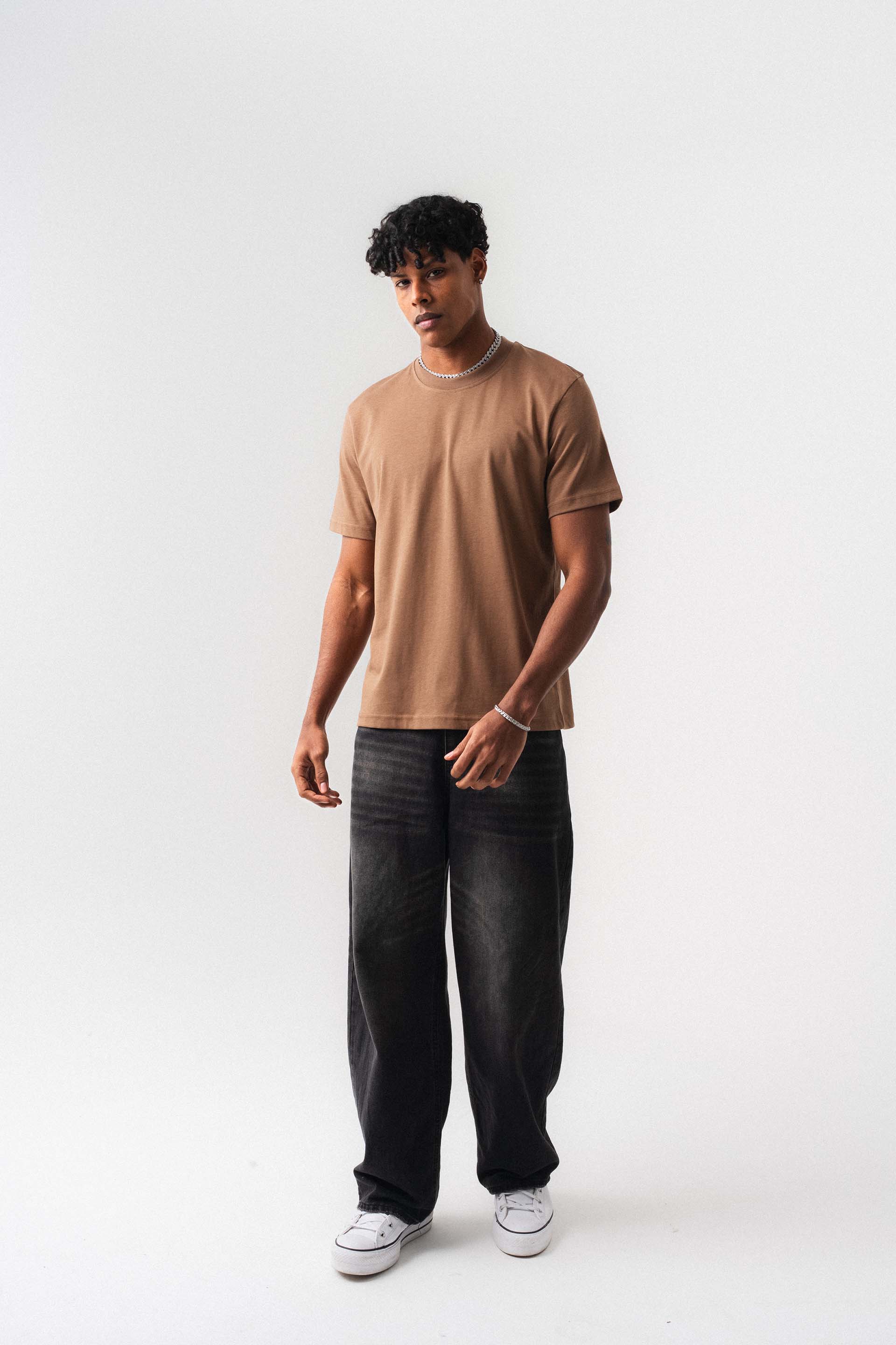 Oversize Basic Taba T-Shirt