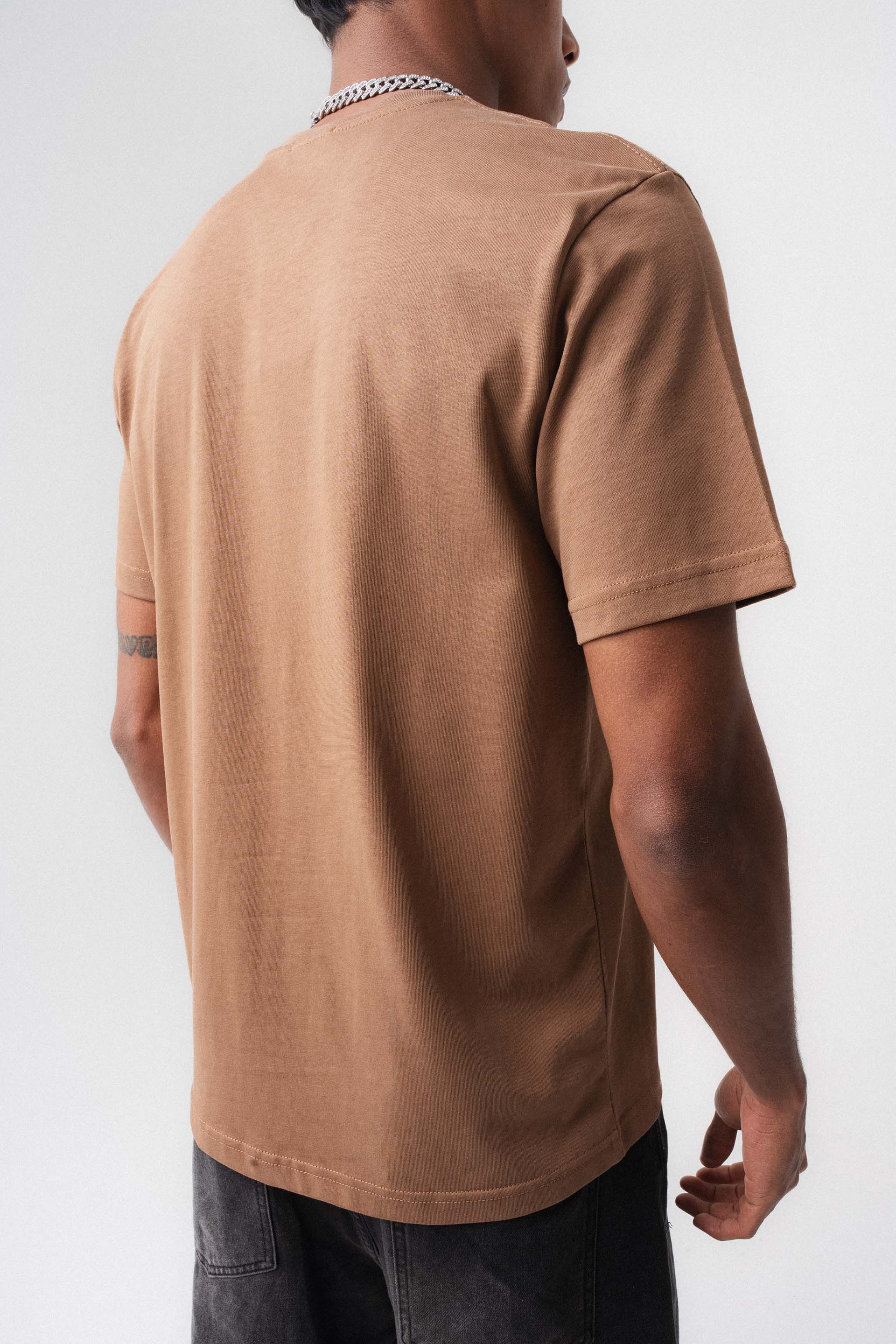 Oversize Basic Taba T-Shirt