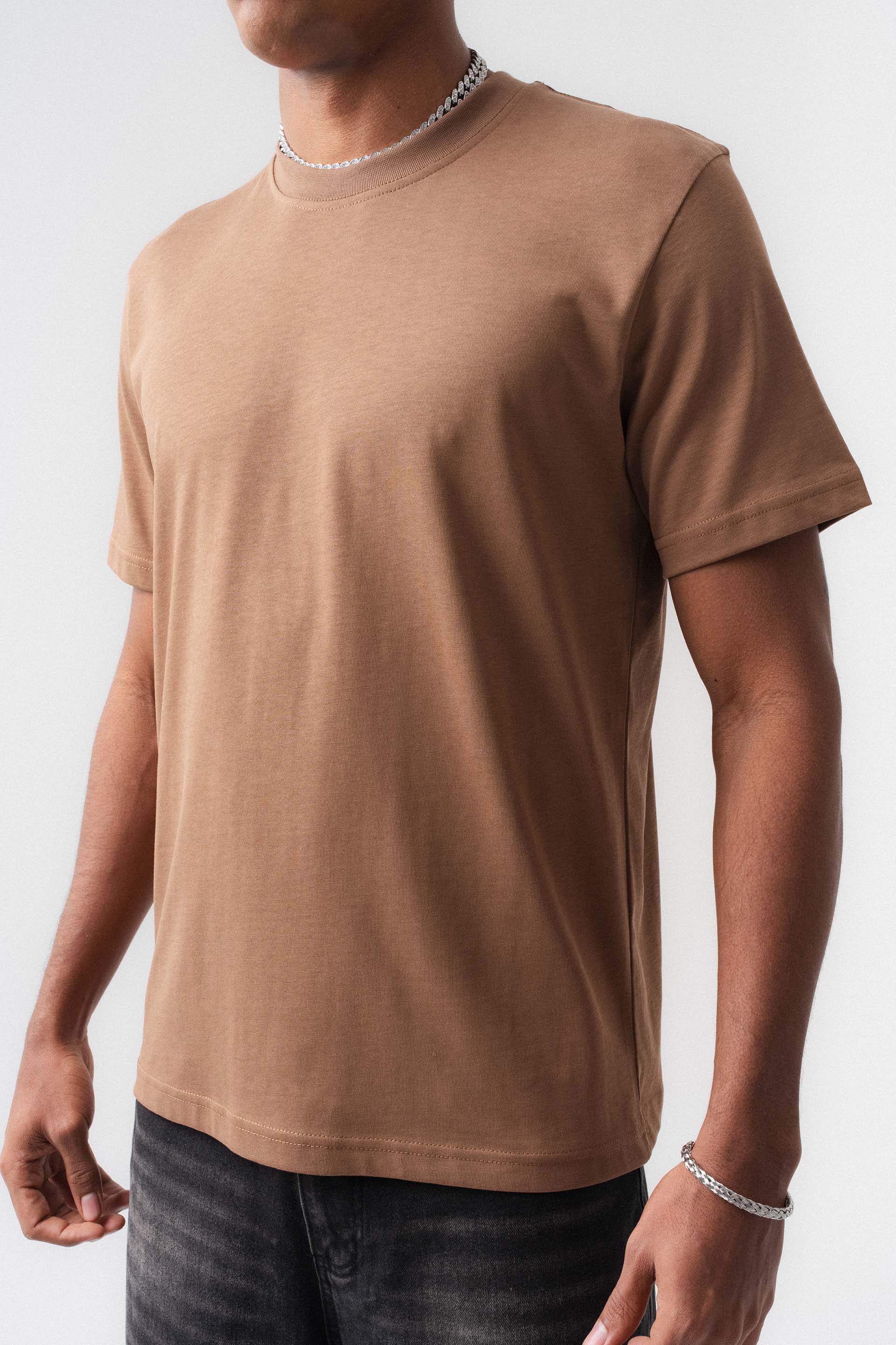 Oversize Basic Taba T-Shirt