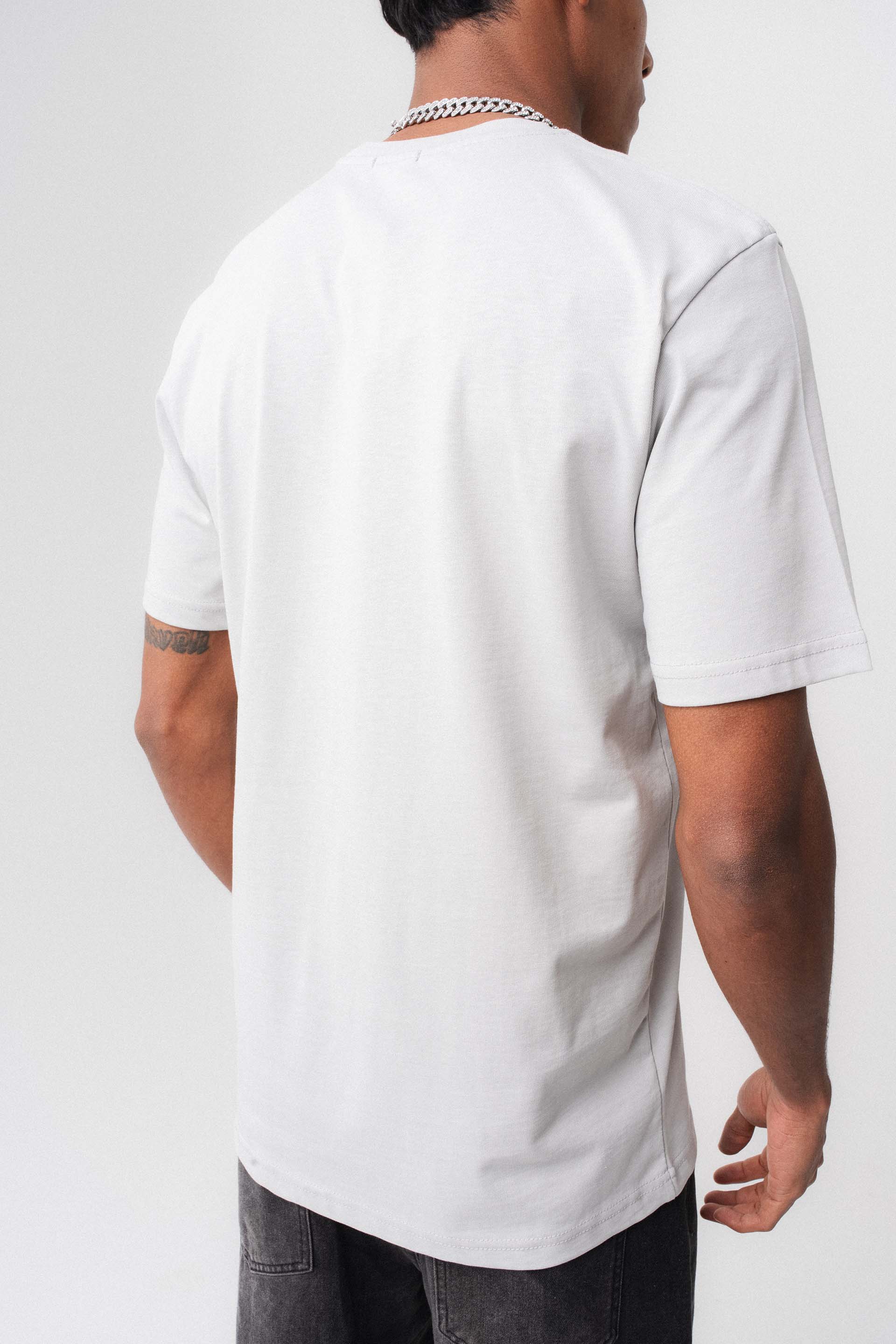 Oversize Basic Beyaz T-Shirt