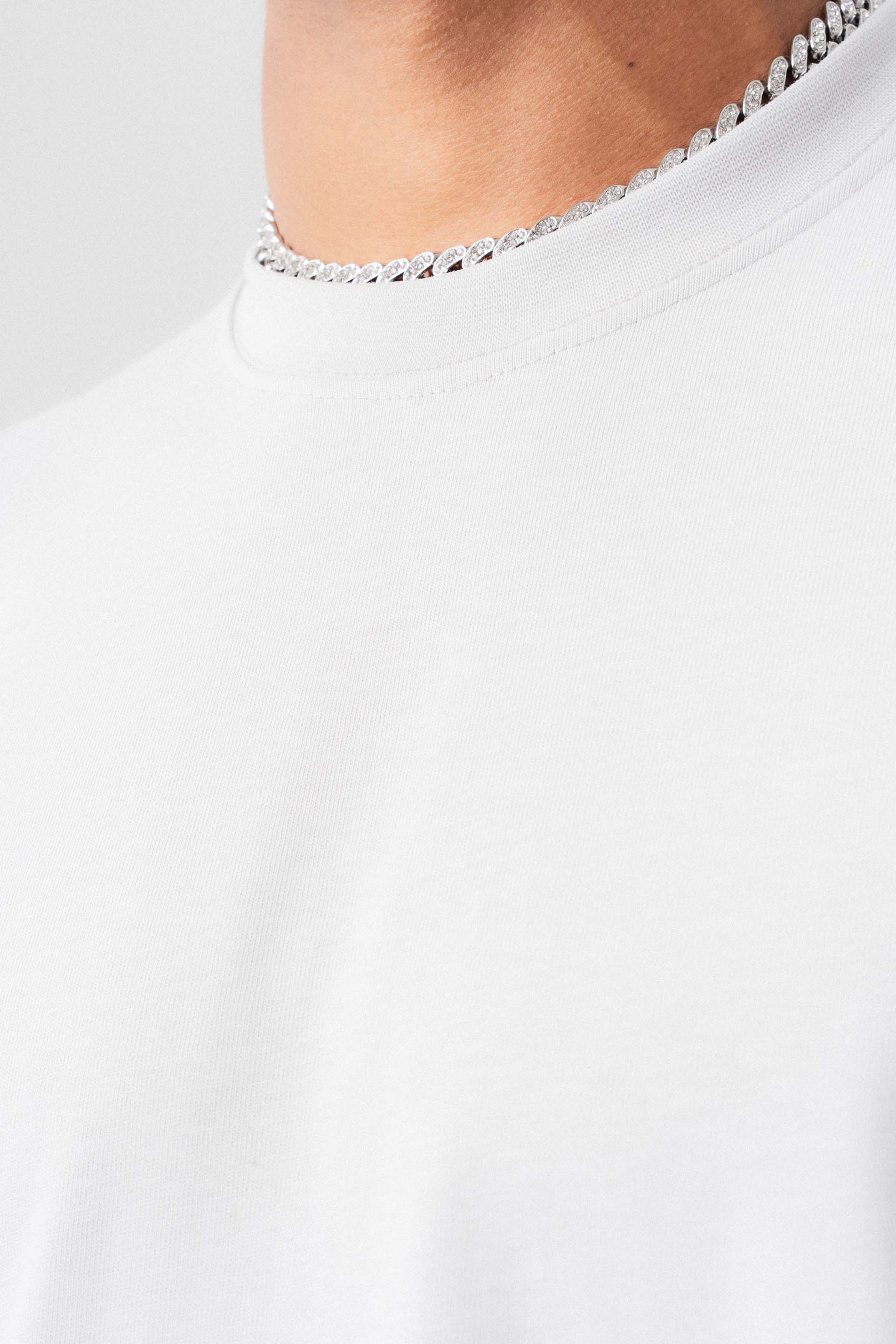 Oversize Basic Beyaz T-Shirt