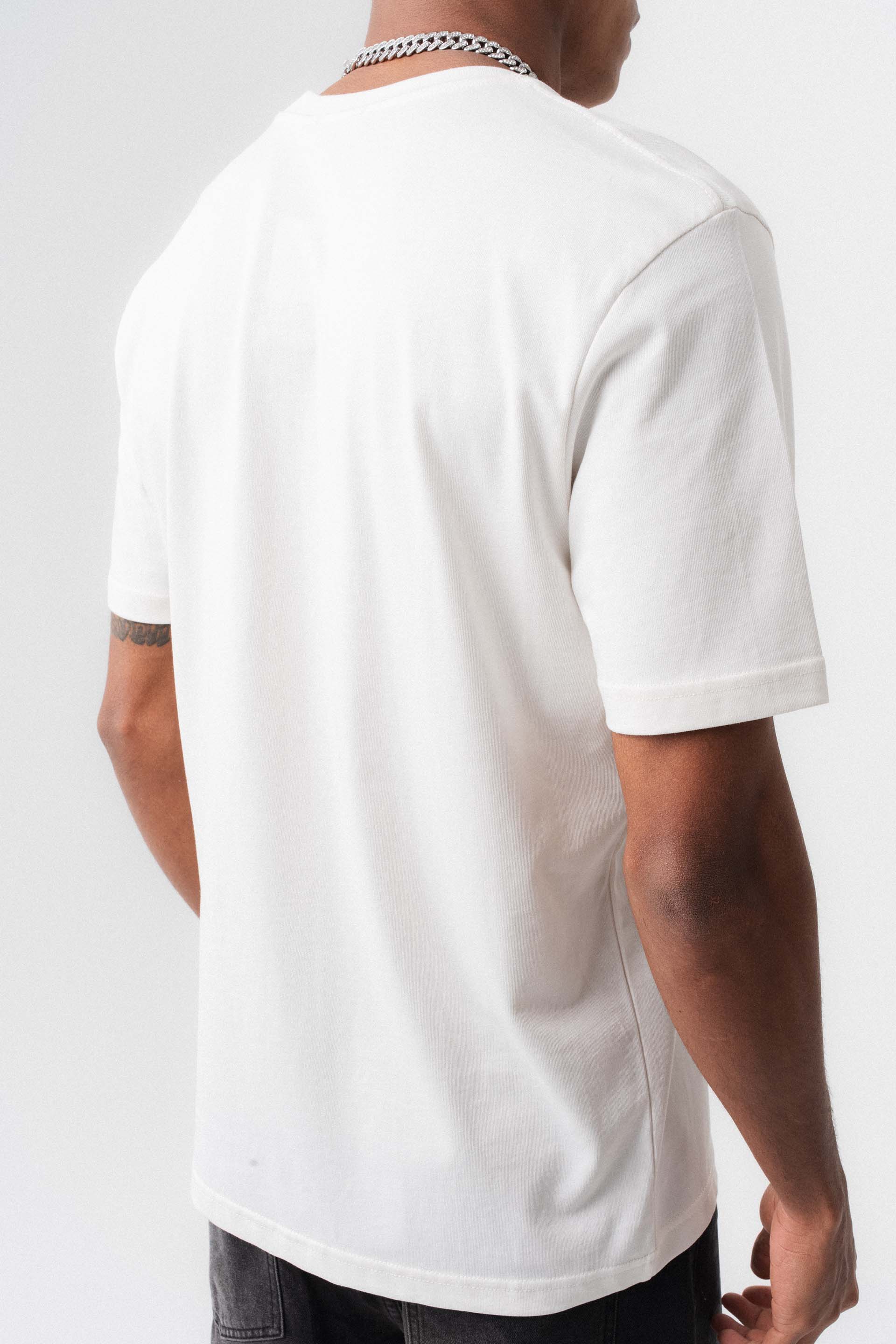 Oversize Basic Beyaz T-Shirt