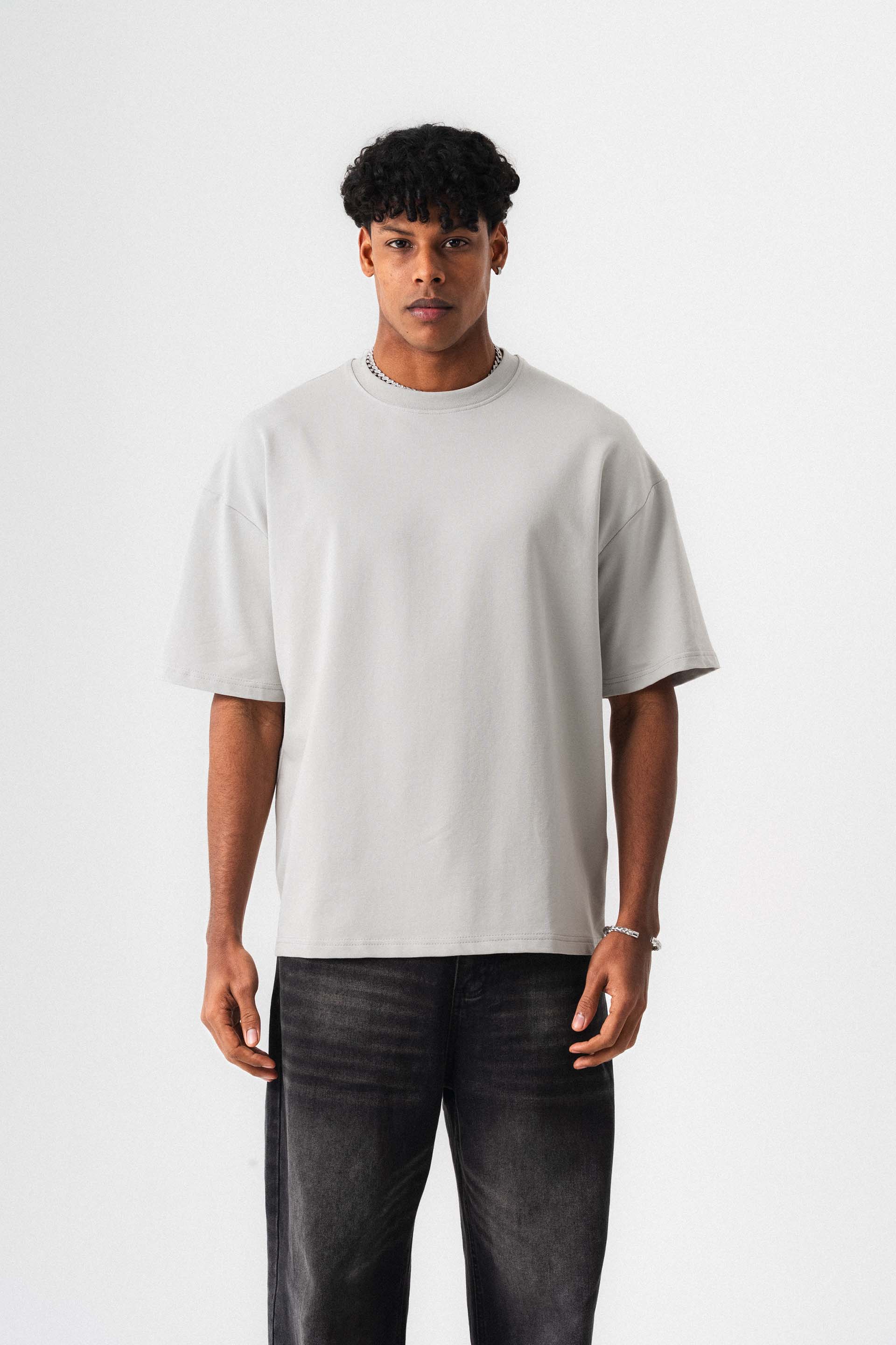 Oversize Basic Beyaz T-Shirt