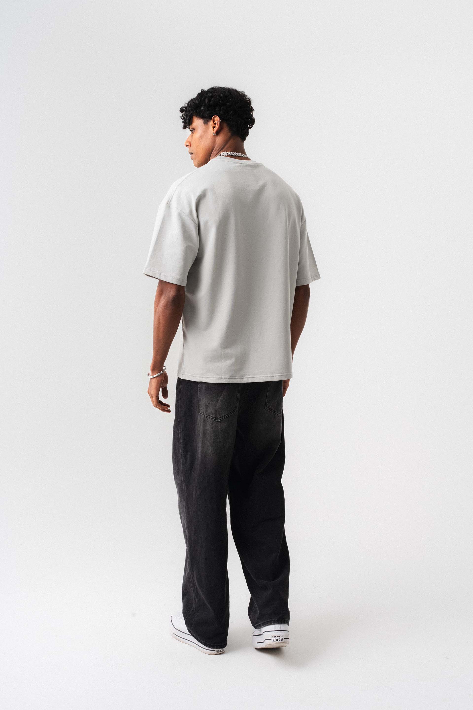 Oversize Basic Beyaz T-Shirt
