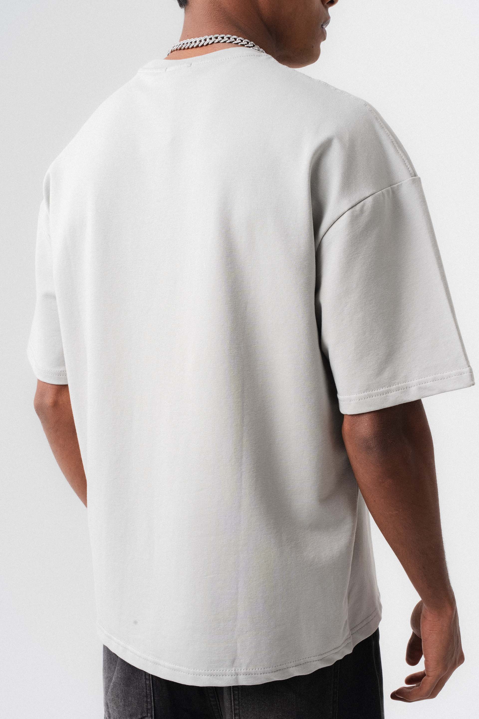 Oversize Basic Beyaz T-Shirt