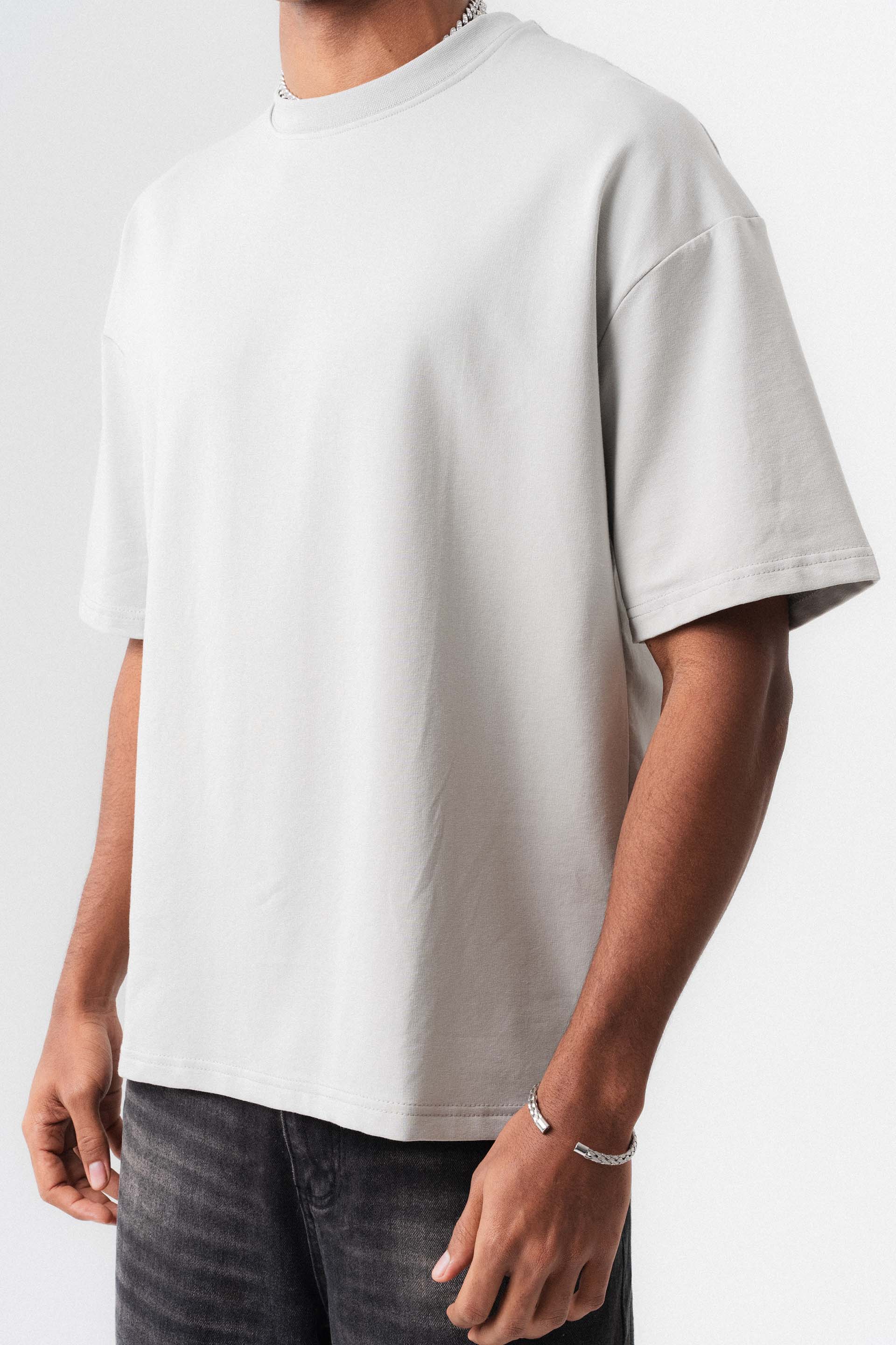 Oversize Basic Beyaz T-Shirt
