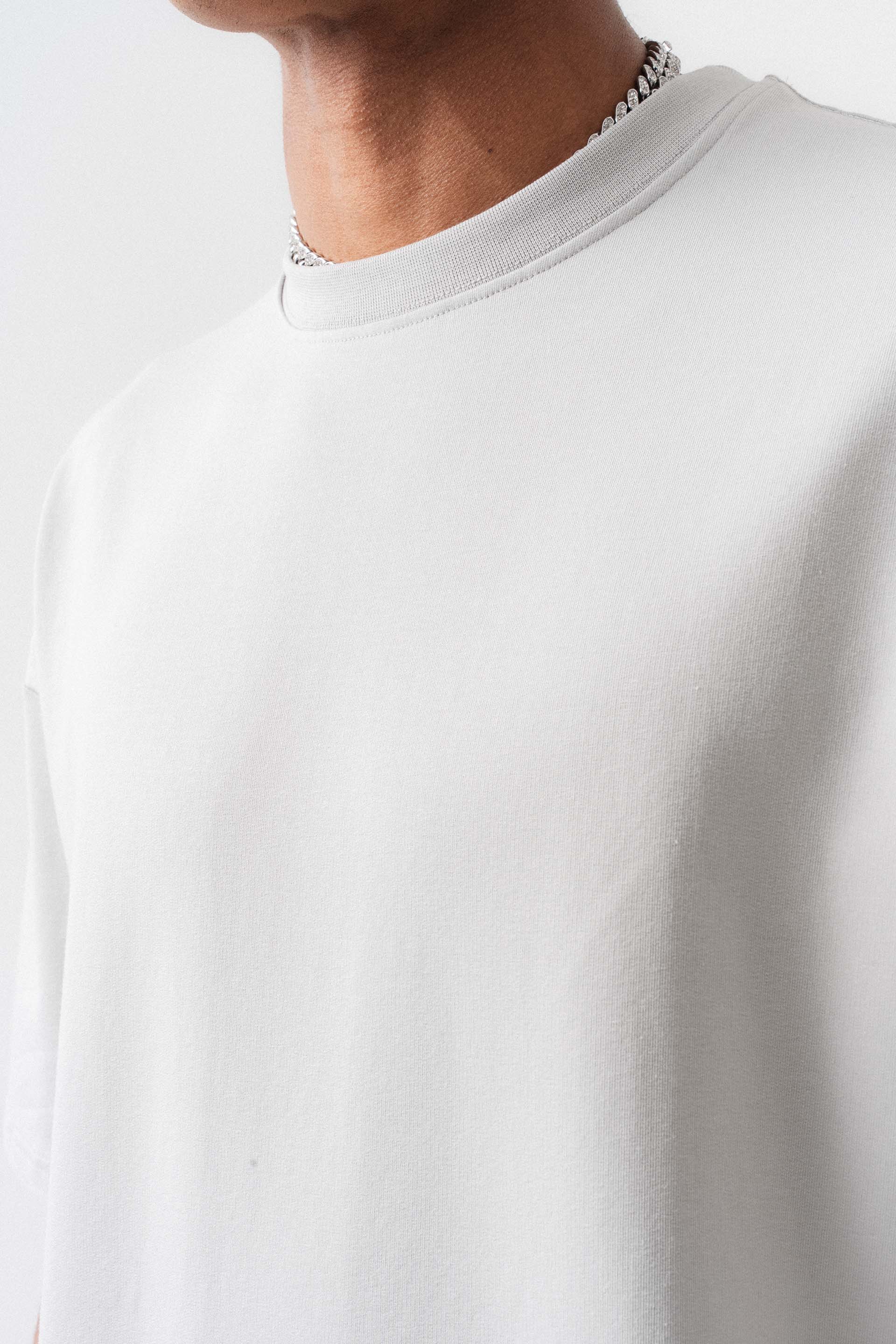 Oversize Basic Beyaz T-Shirt