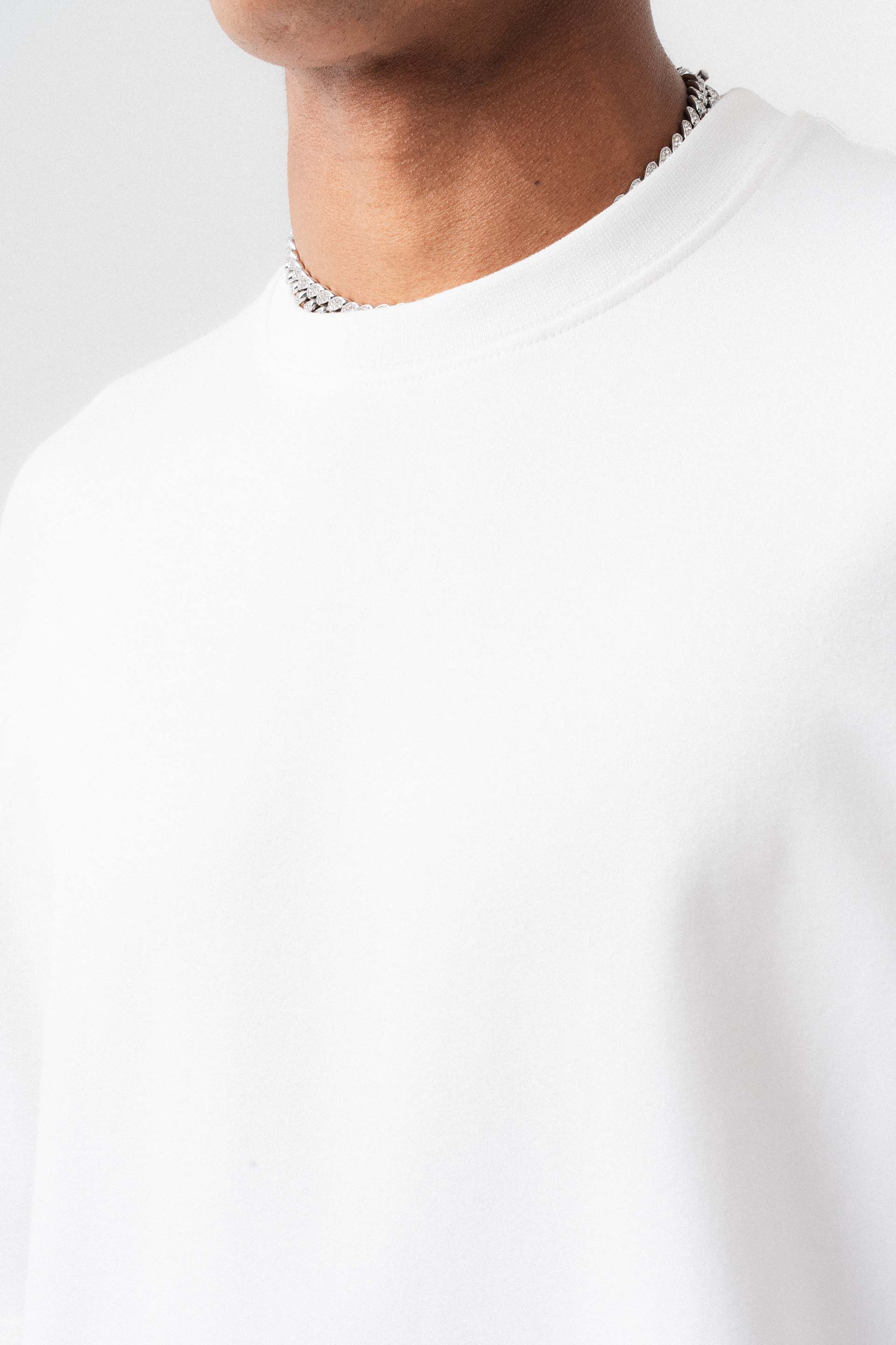 Oversize Basic Beyaz T-Shirt