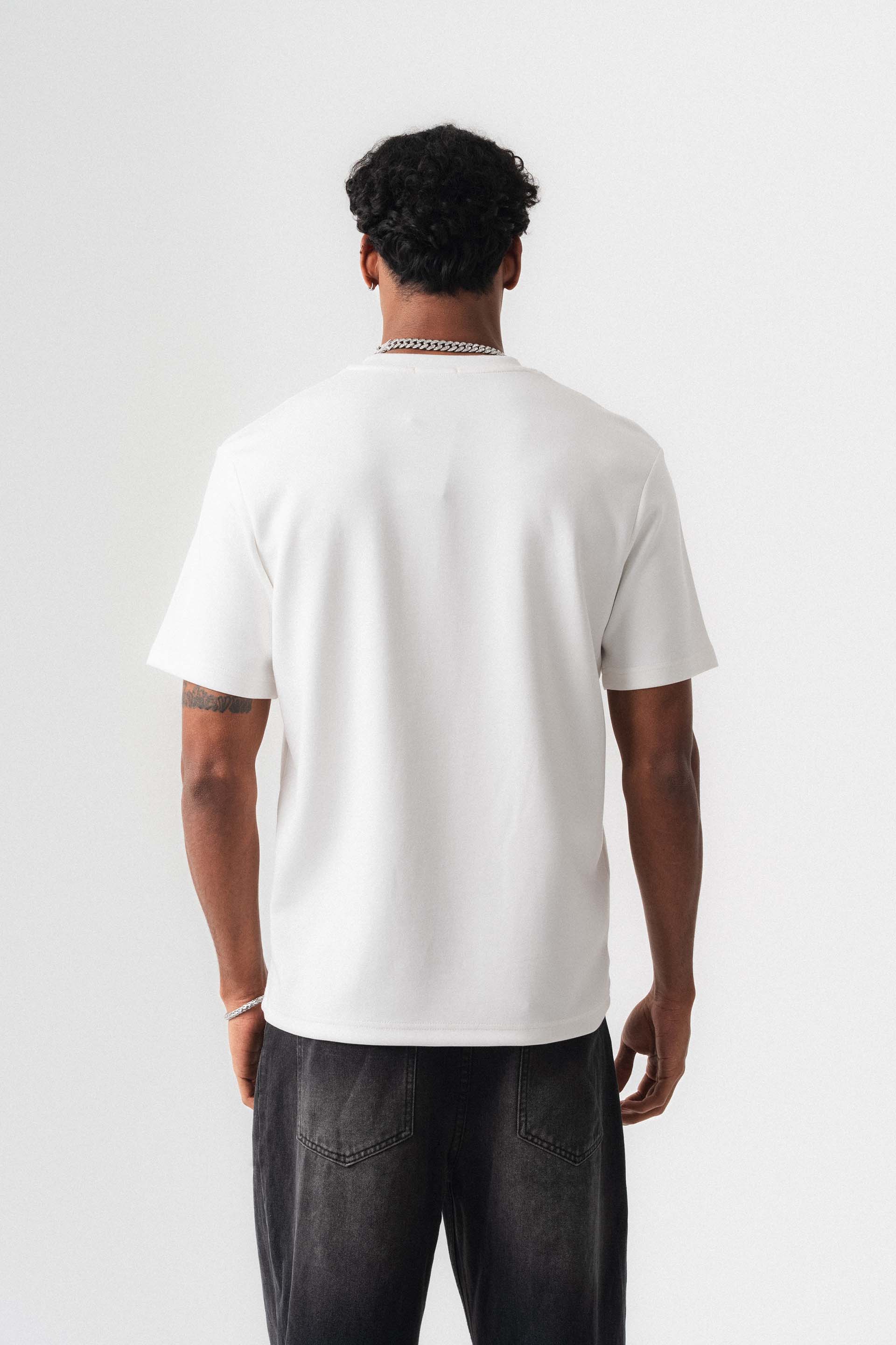 Oversize Basic Beyaz T-Shirt