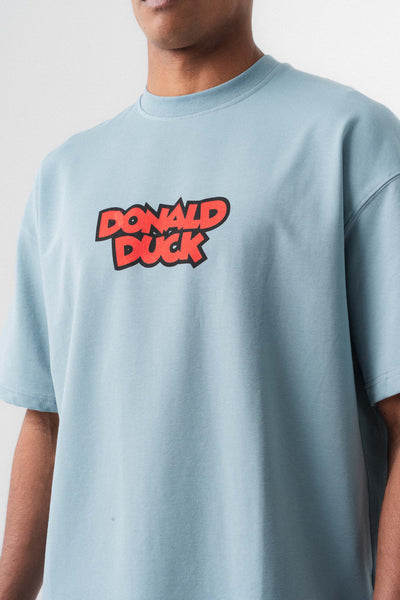 Donald Duck Pudra Oversize Baskılı T-Shirt
