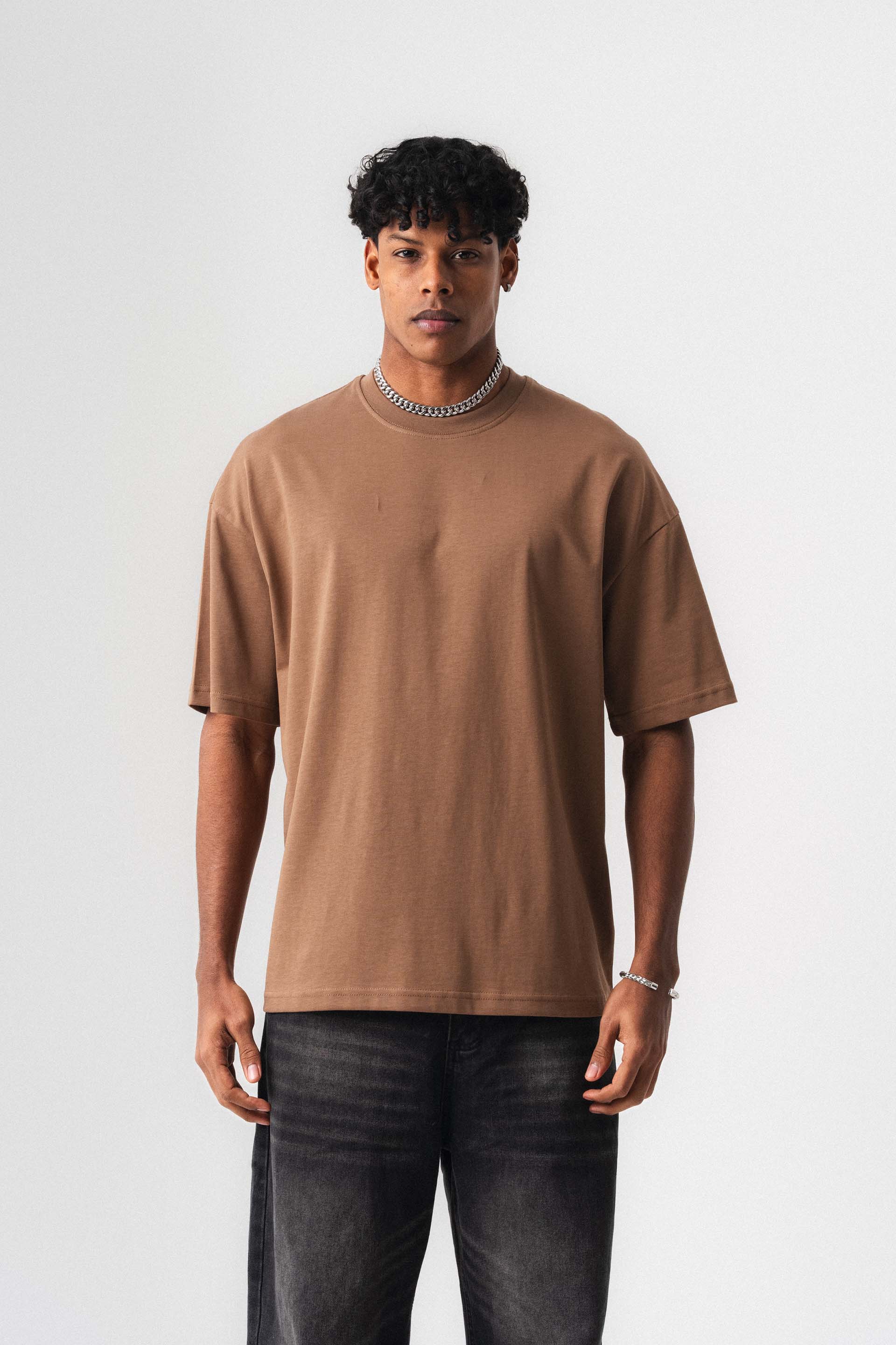 Oversize Basic Taba T-Shirt