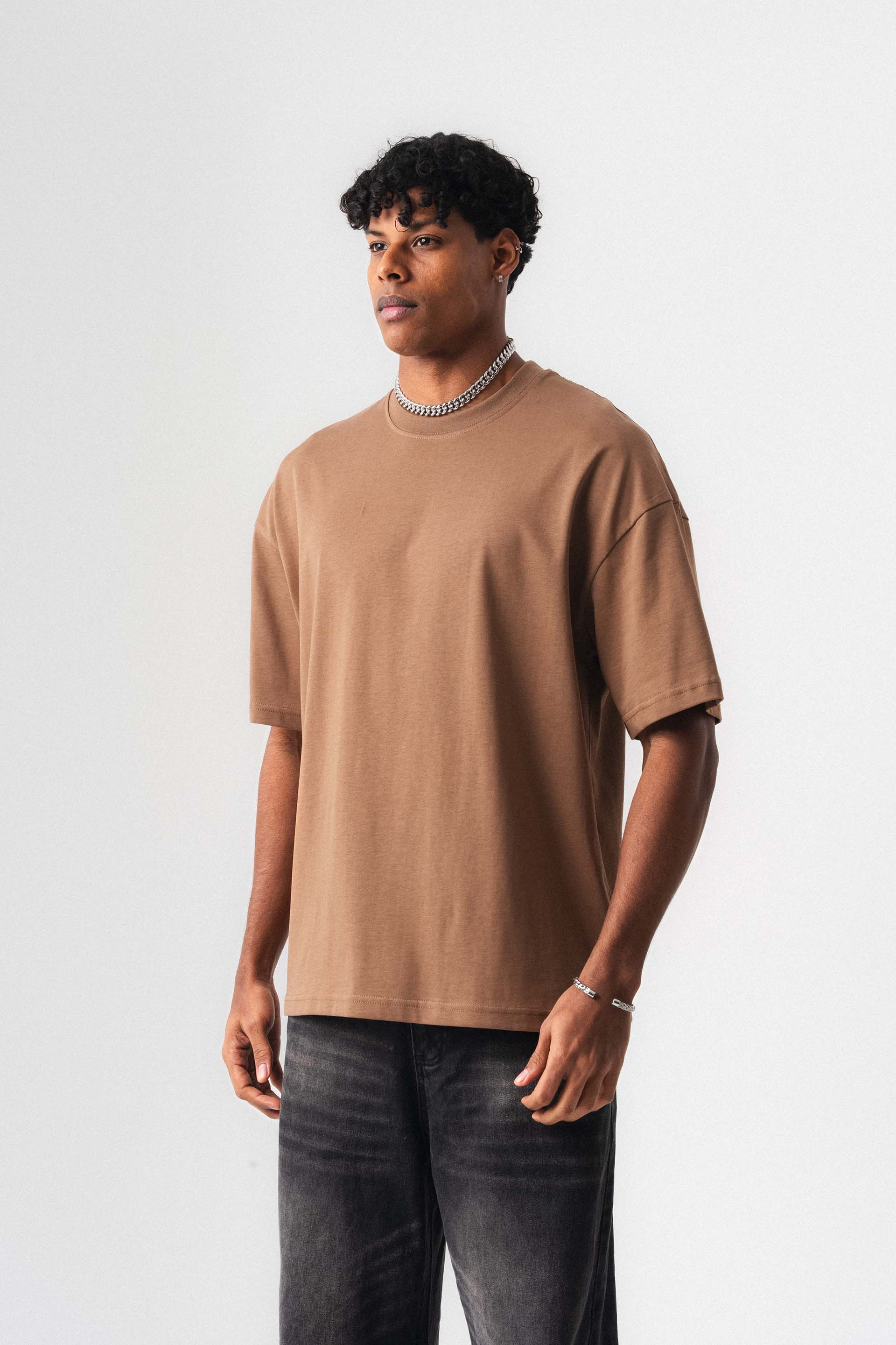 Oversize Basic Taba T-Shirt