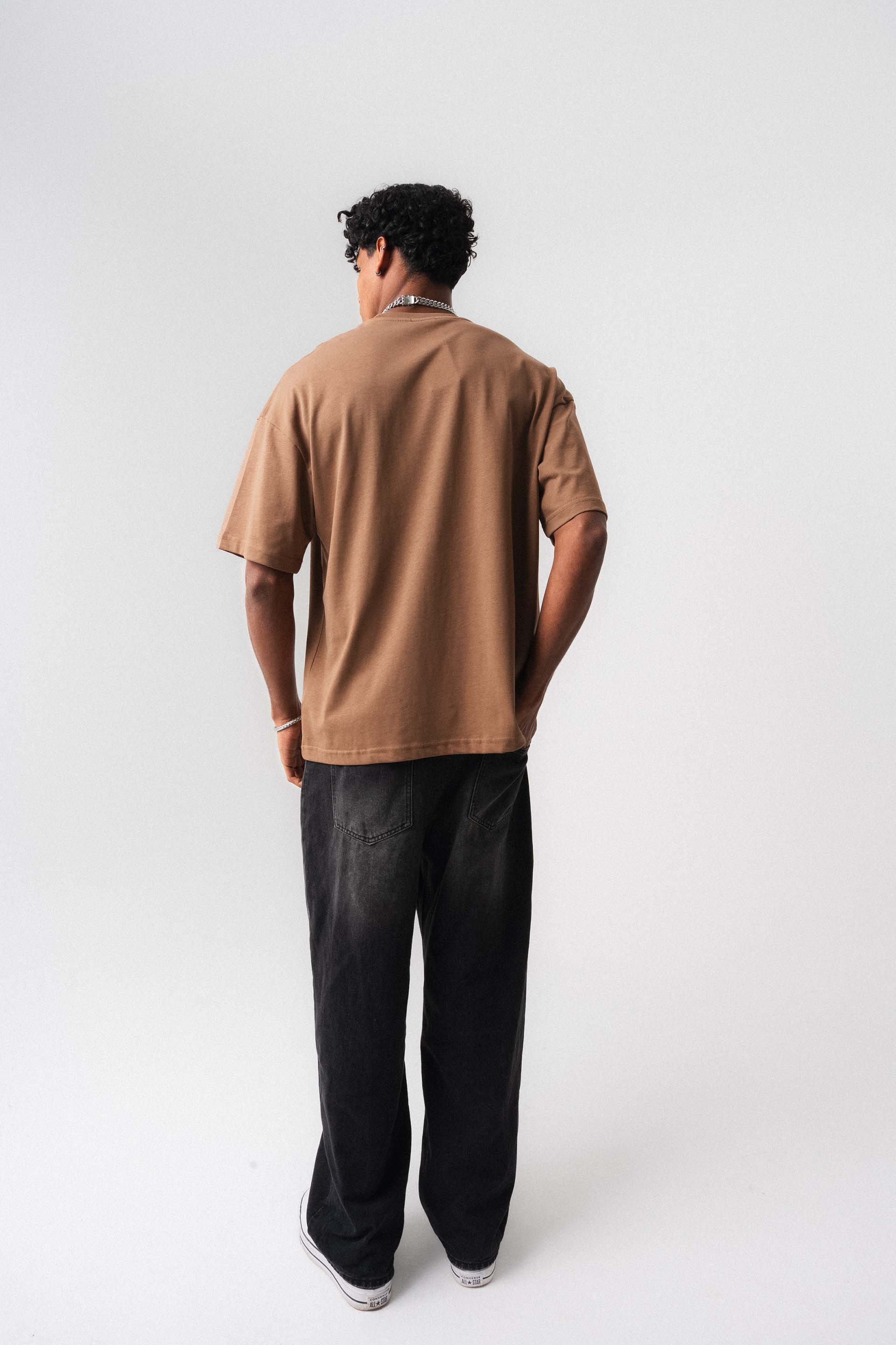 Oversize Basic Taba T-Shirt
