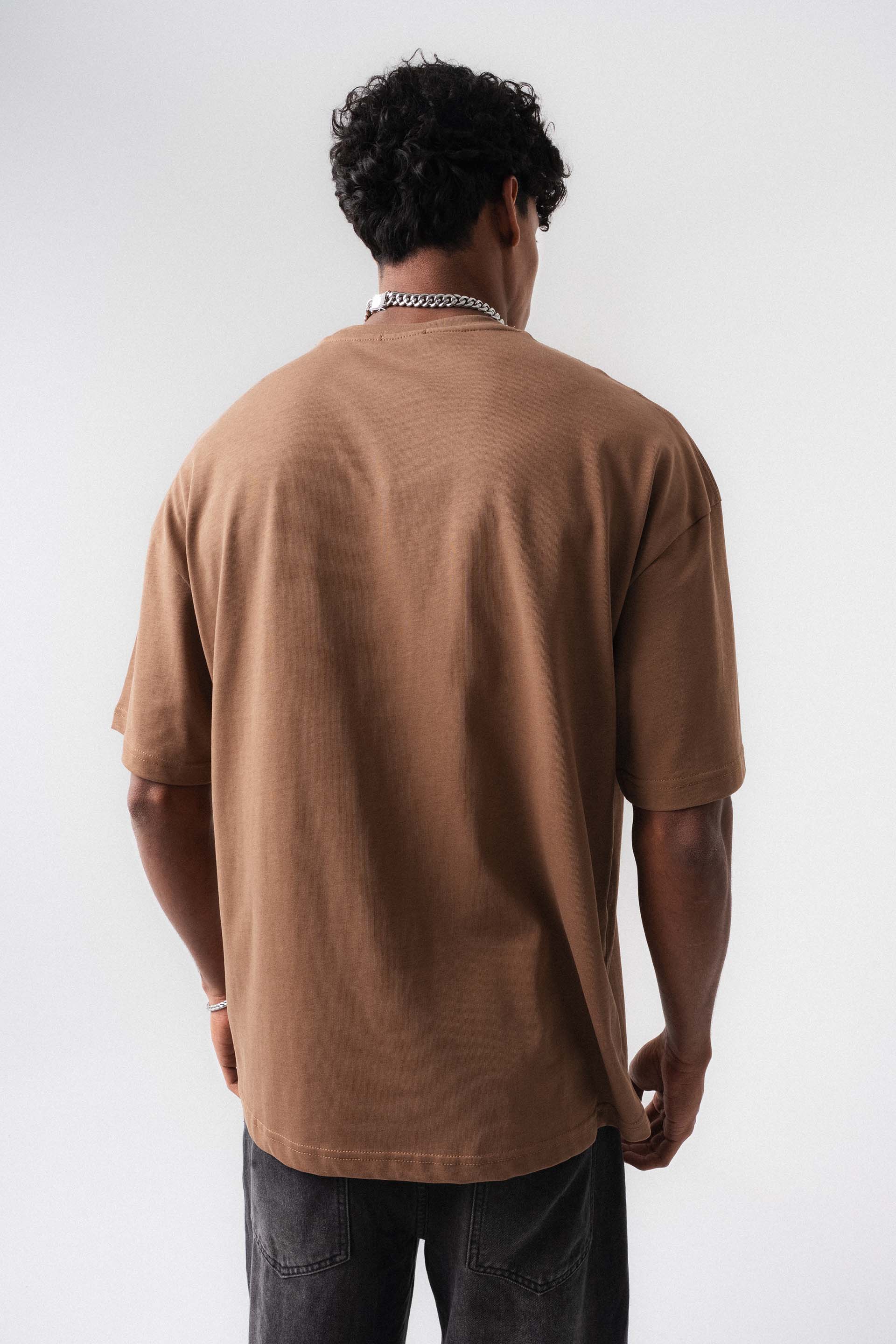 Oversize Basic Taba T-Shirt