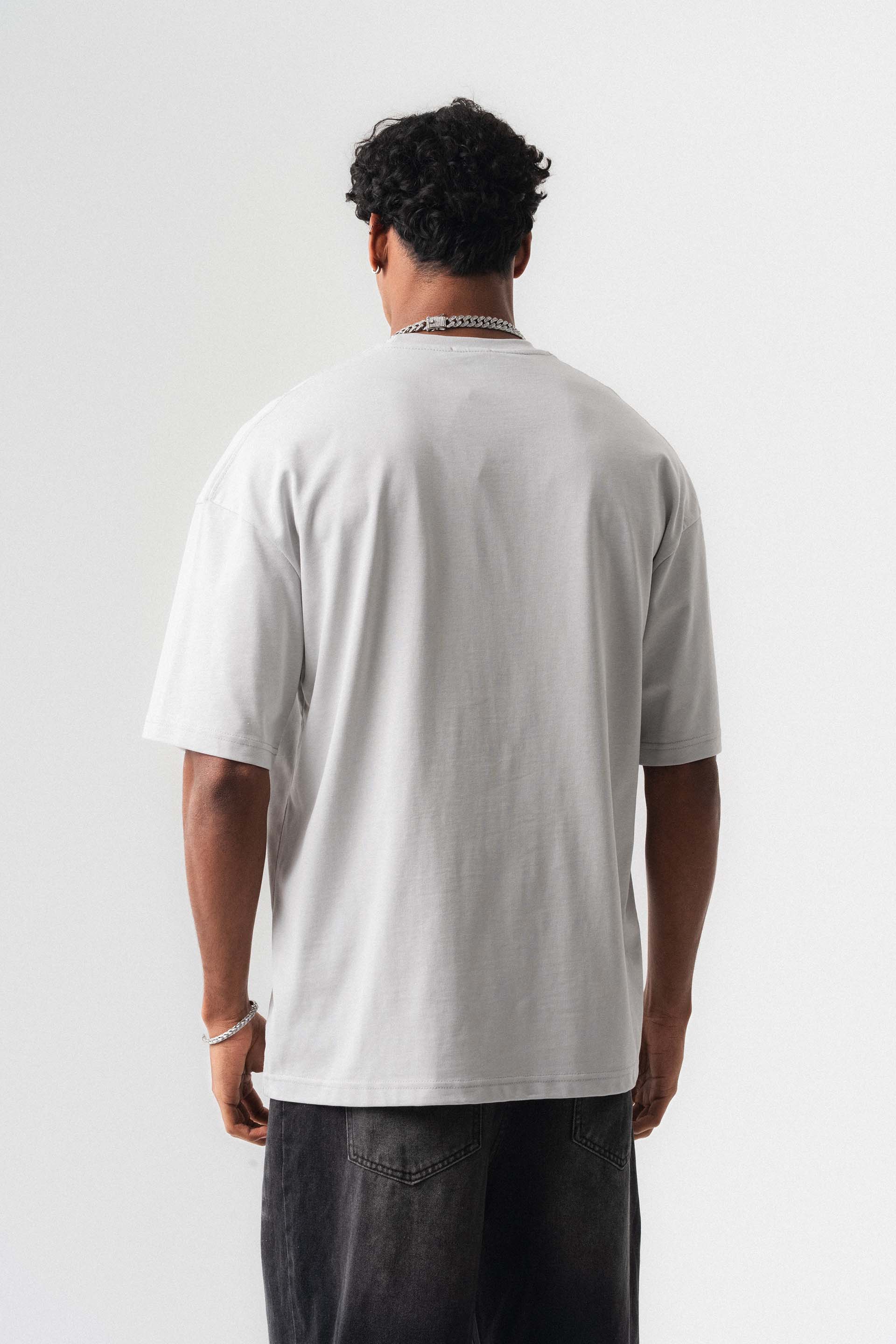 Oversize Basic Beyaz T-Shirt