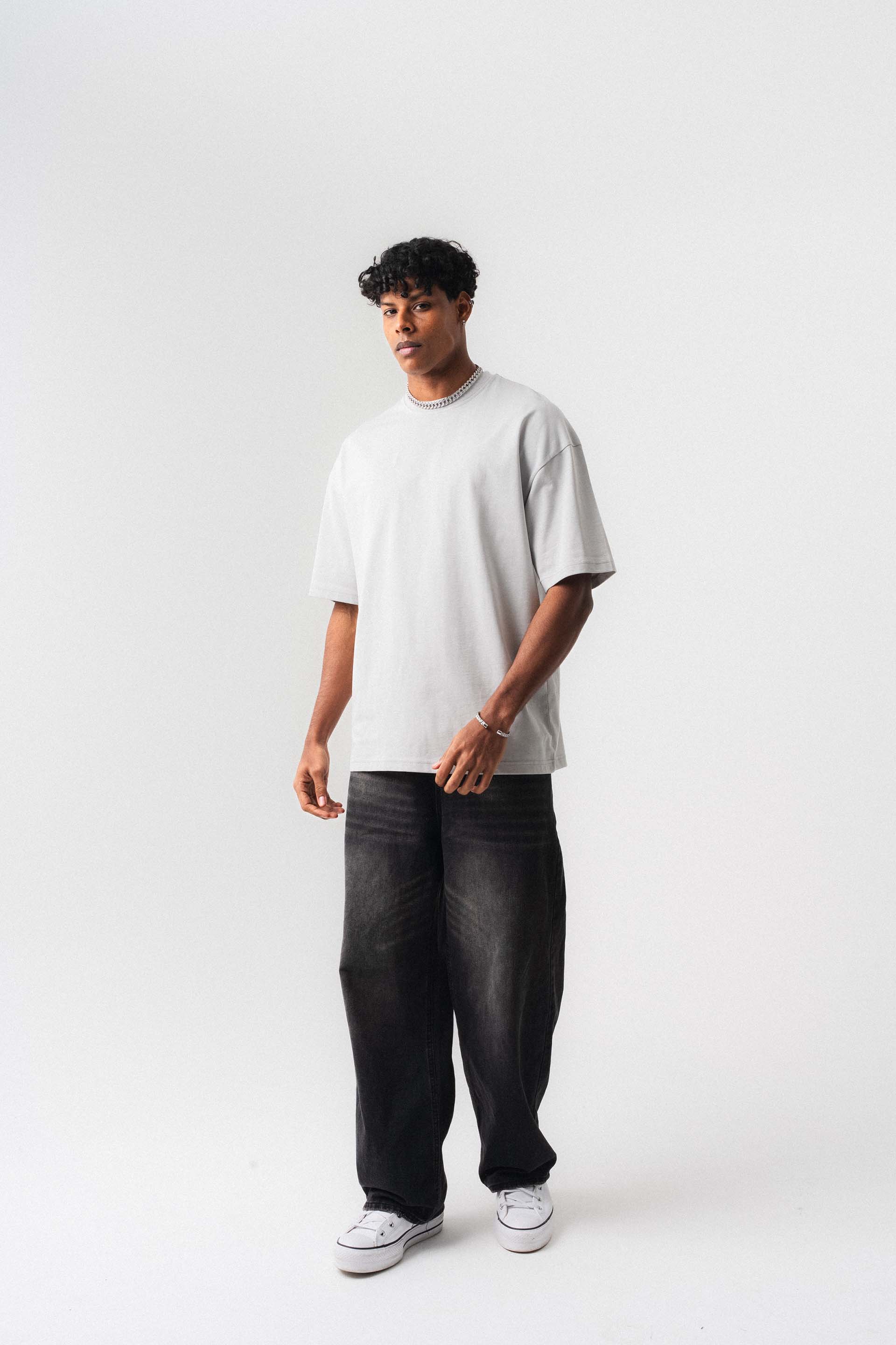 Oversize Basic Beyaz T-Shirt