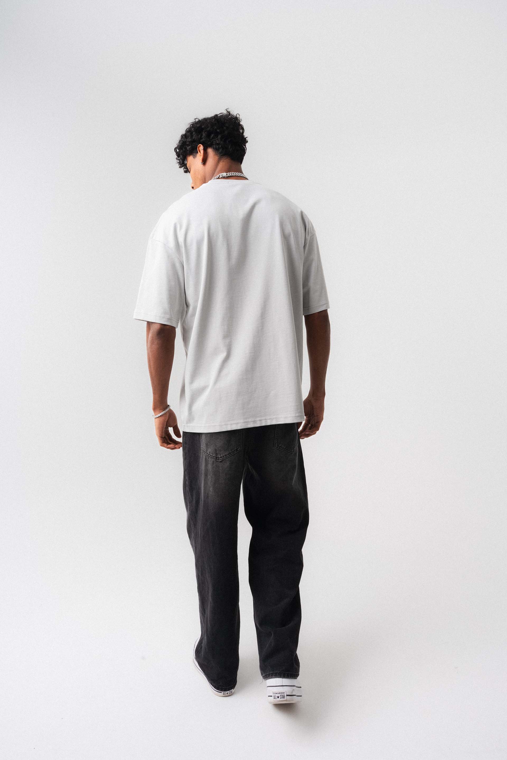Oversize Basic Beyaz T-Shirt