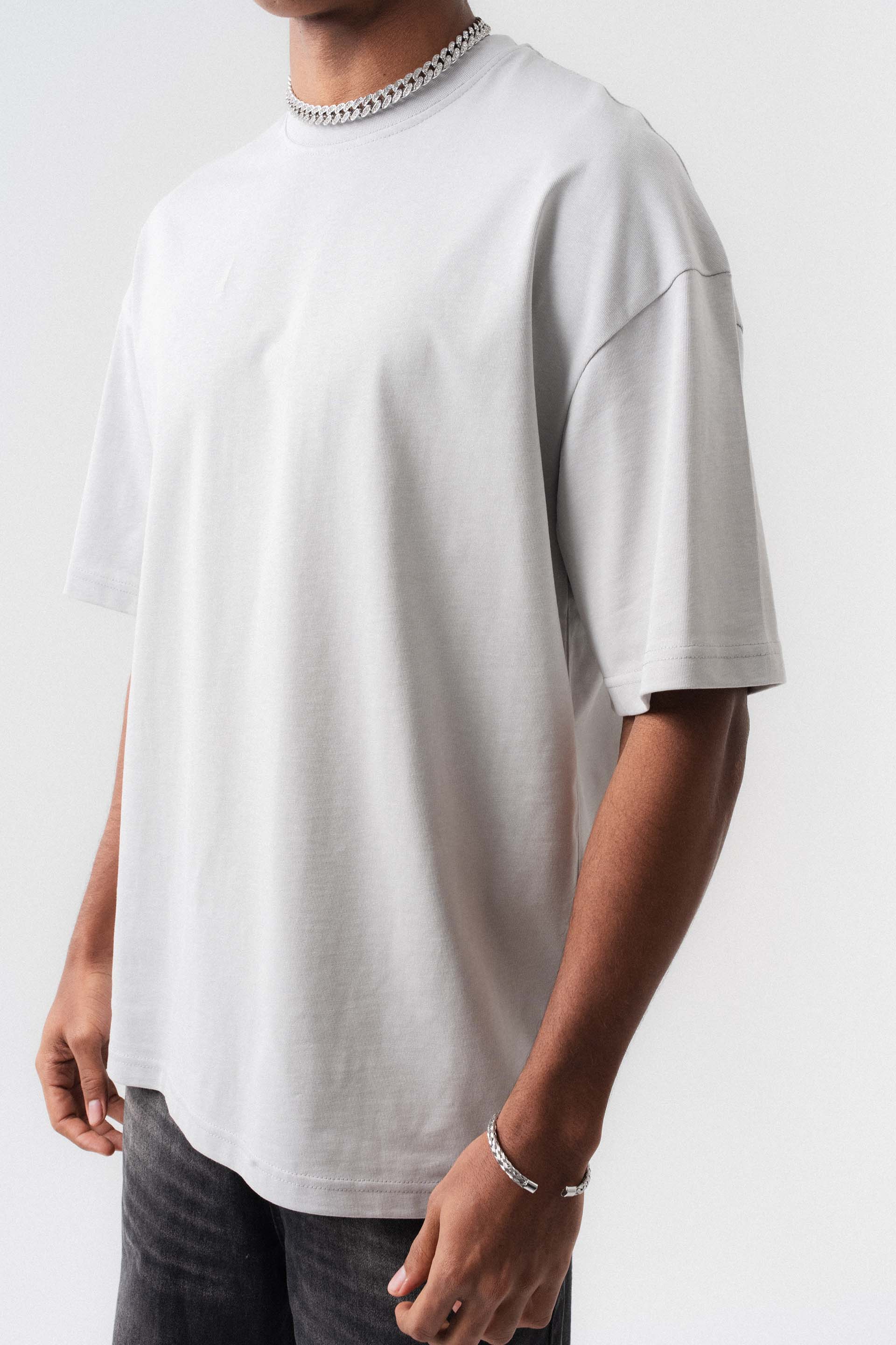 Oversize Basic Beyaz T-Shirt