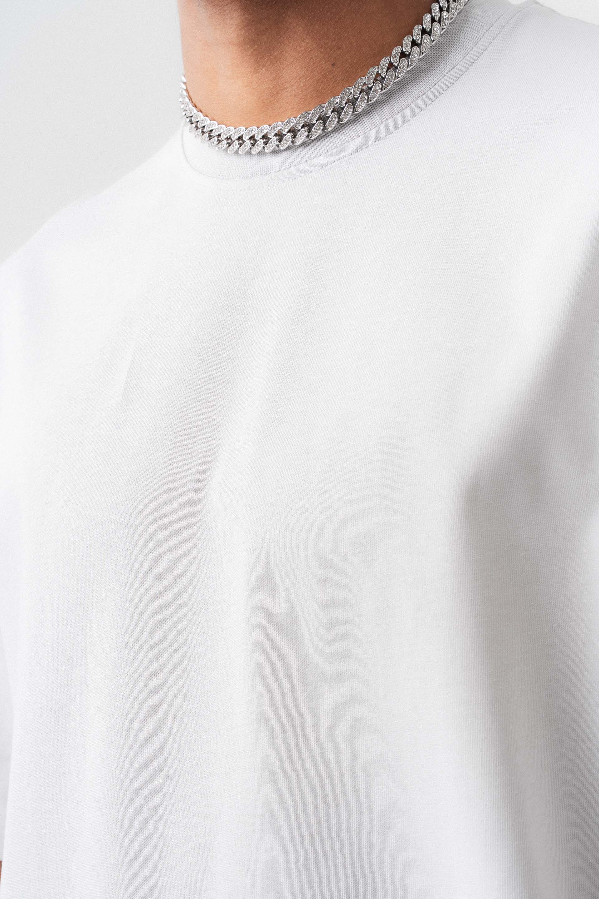 Oversize Basic Beyaz T-Shirt