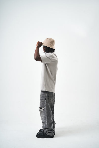 Grey Regular Fit Basic T-Shirt