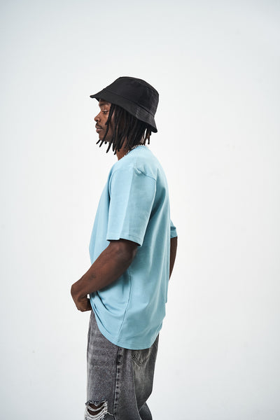 Blue Regular Fit Basic T-Shirt