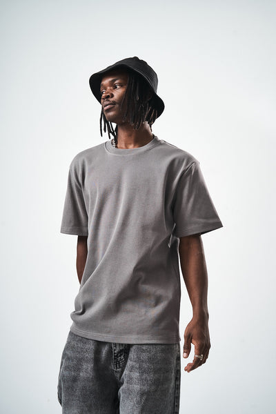 Smoked Regular Fit Basic T-Shirt