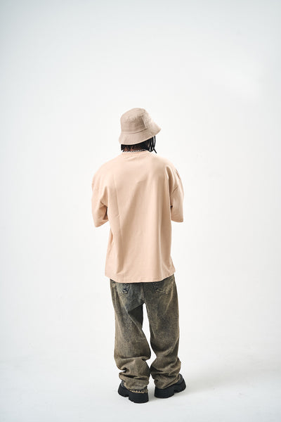 Oversize Somon Fit Basic T-Shirt
