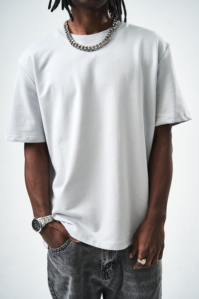 White Regular Fit Basic T-Shirt