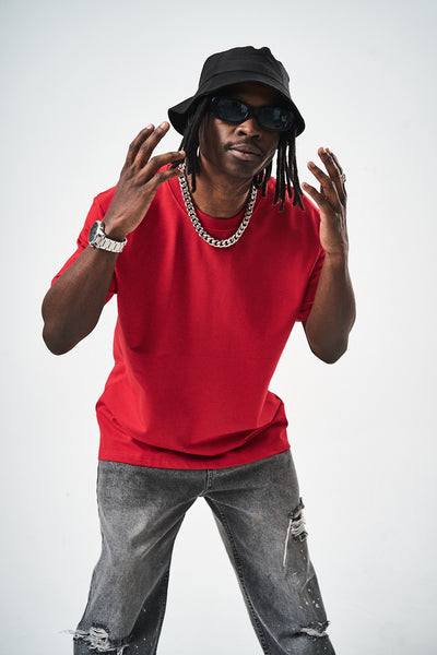 Red Regular Fit Basic T-Shirt