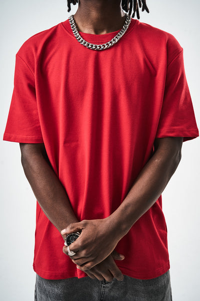 Red Regular Fit Basic T-Shirt